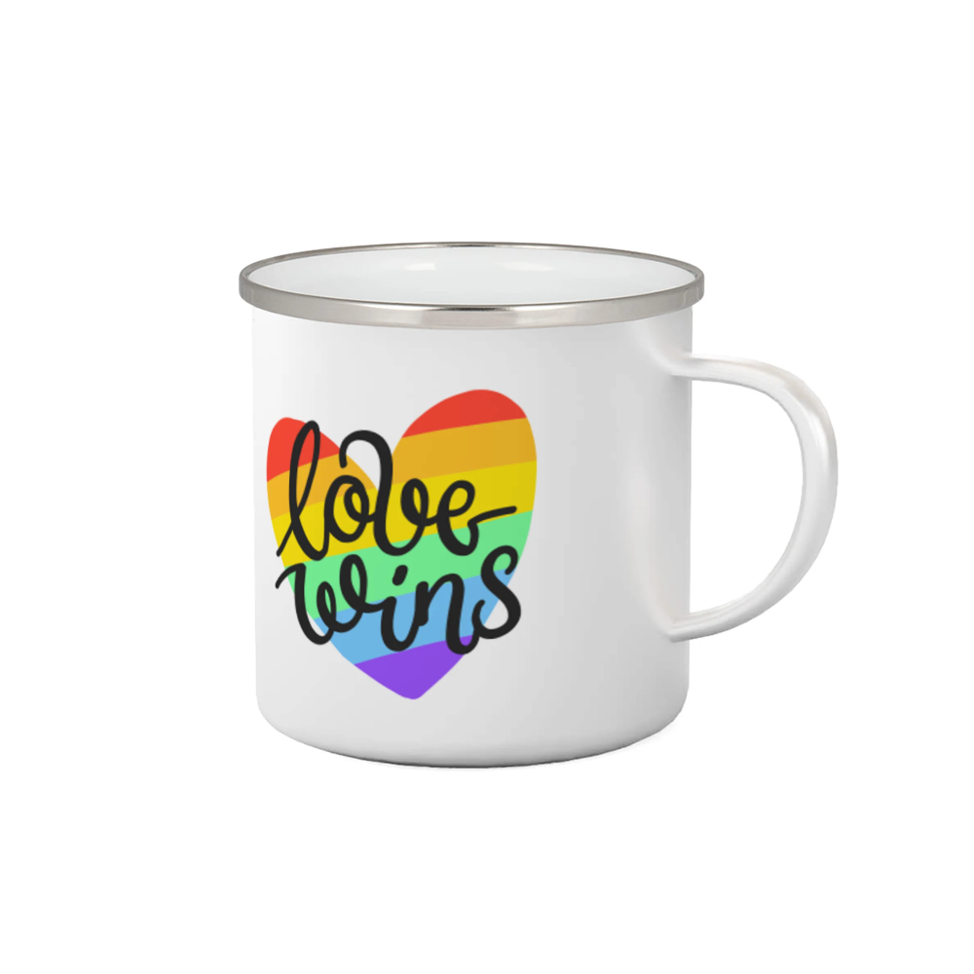 Tričká pre LGBT a Queer komunitu - Love wins srdce - Plecháčik
