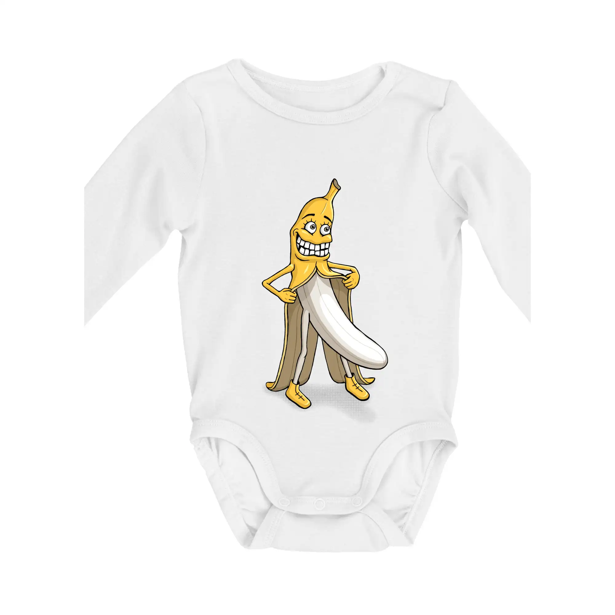 Sexy tričká - Úchylný banán (Hana-creative) - Body dojčenské s dlhým rukávom