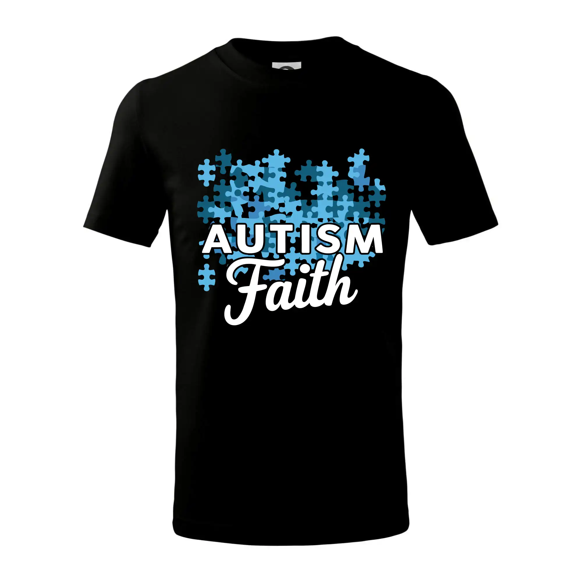 Tričká a mikiny pre autistov - Autism faith - Tričko detské bavlnené