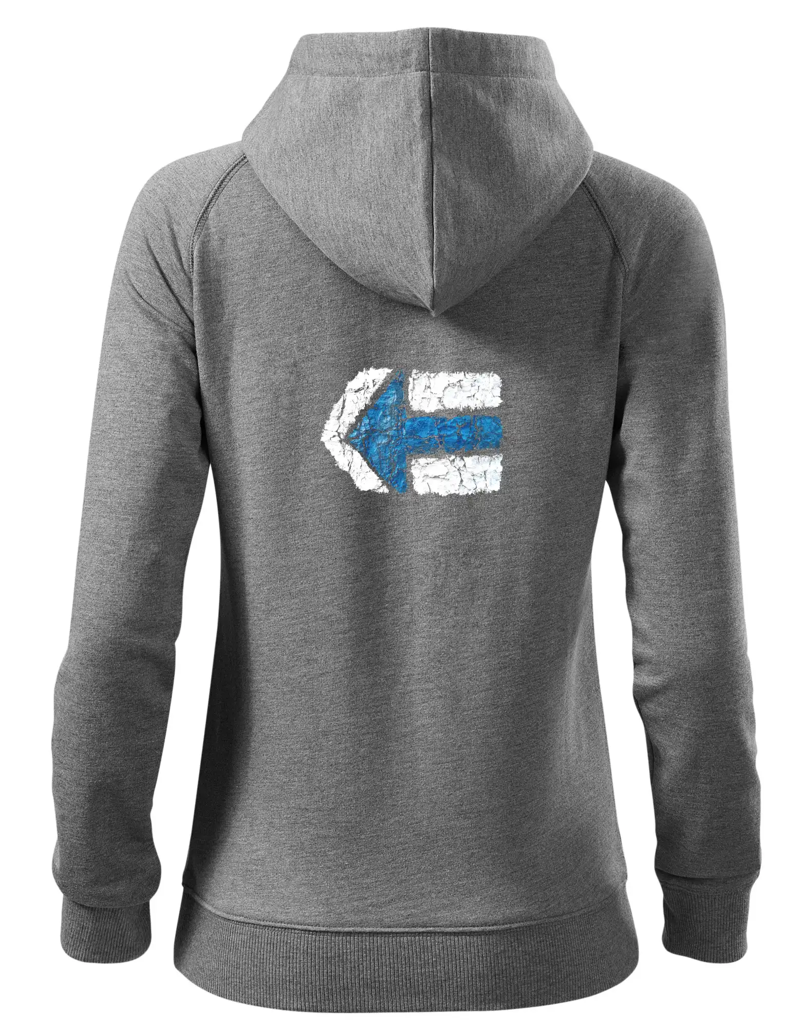 Trička na kempovanie - Párová turistická značka modrá - Voyage 451 - 100% bavlna