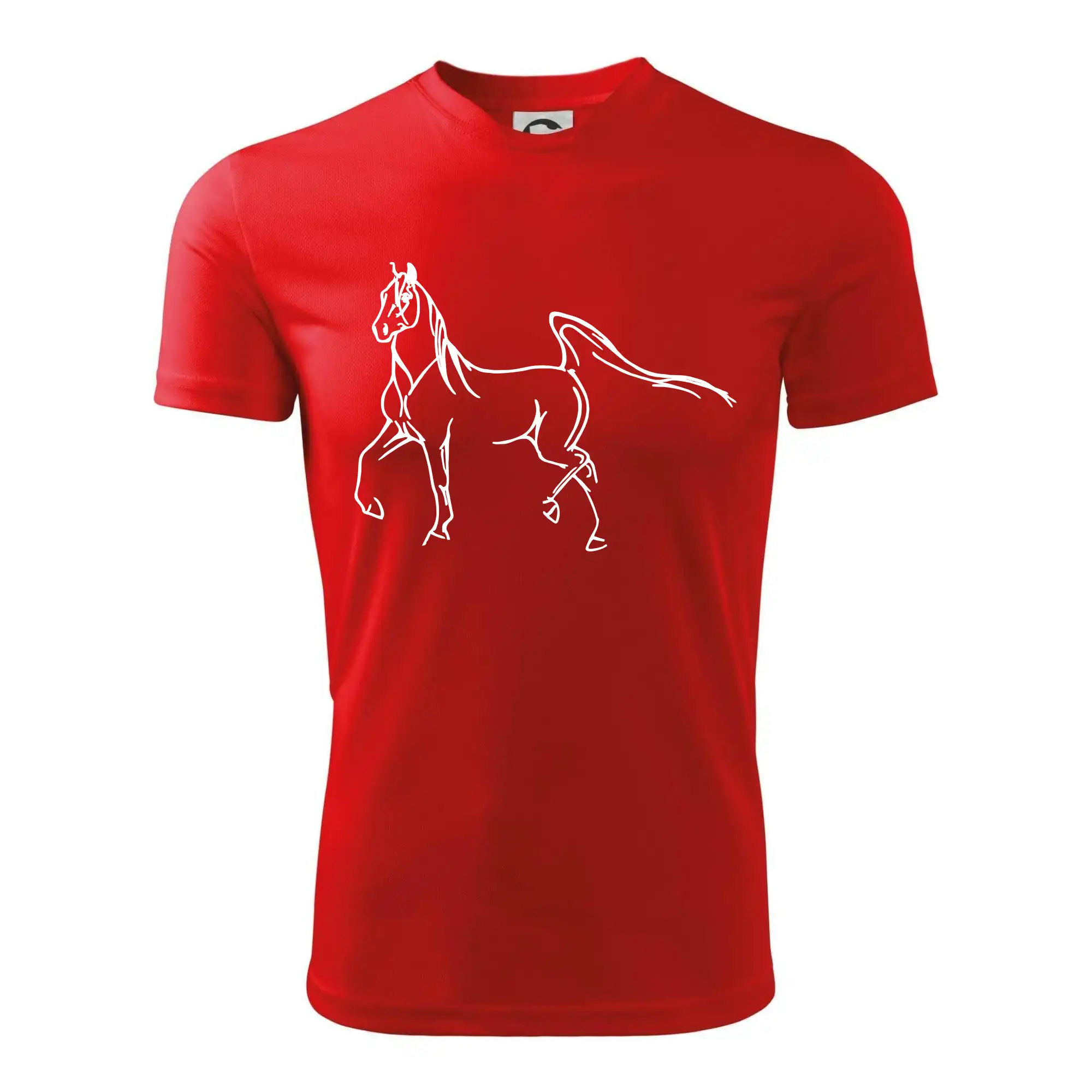 Tričká s koňmi - Kôň silueta - Detské tričko športové