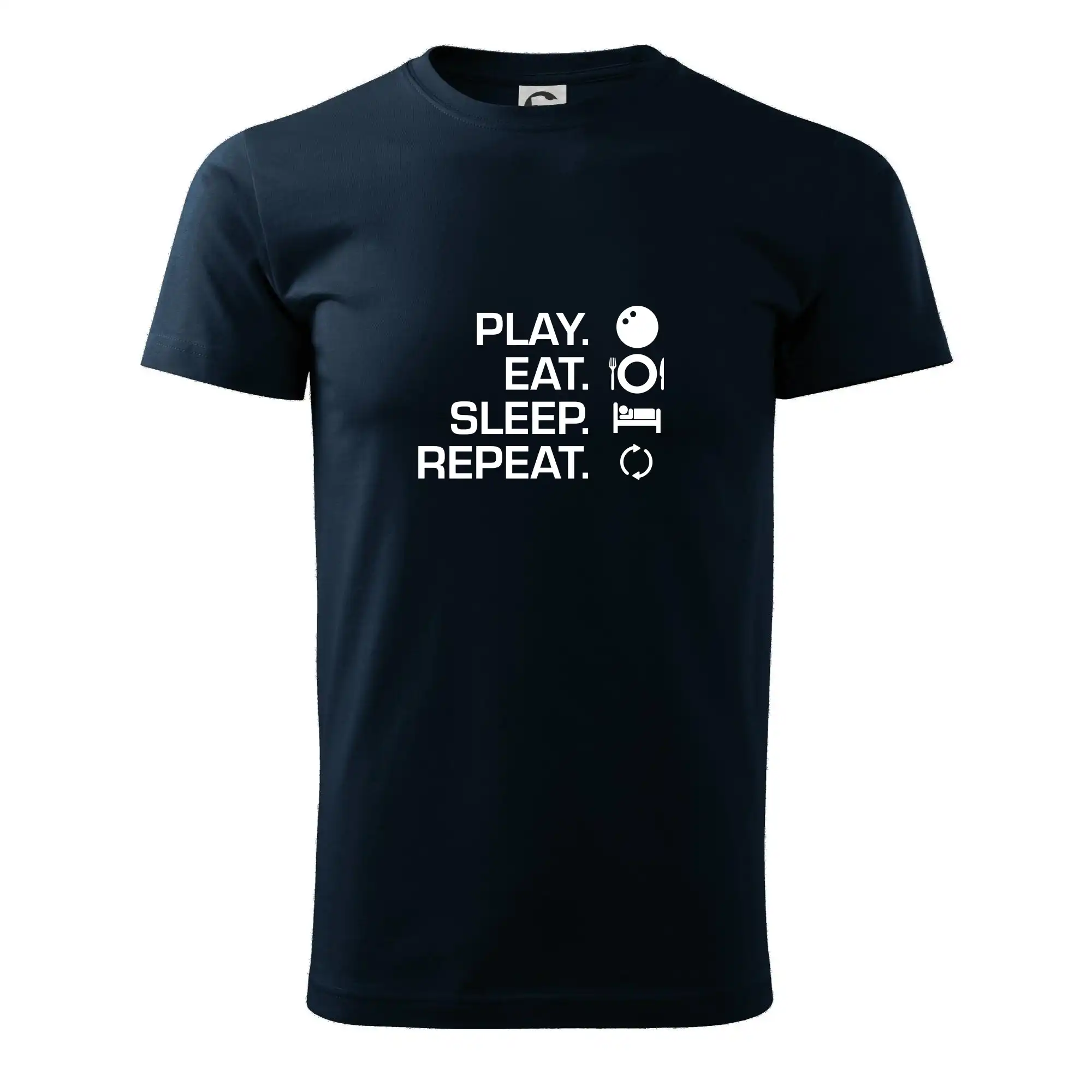 Tričká s motívom Squash - Play eat sleep squash - Pánske tričko nižšej gramáže