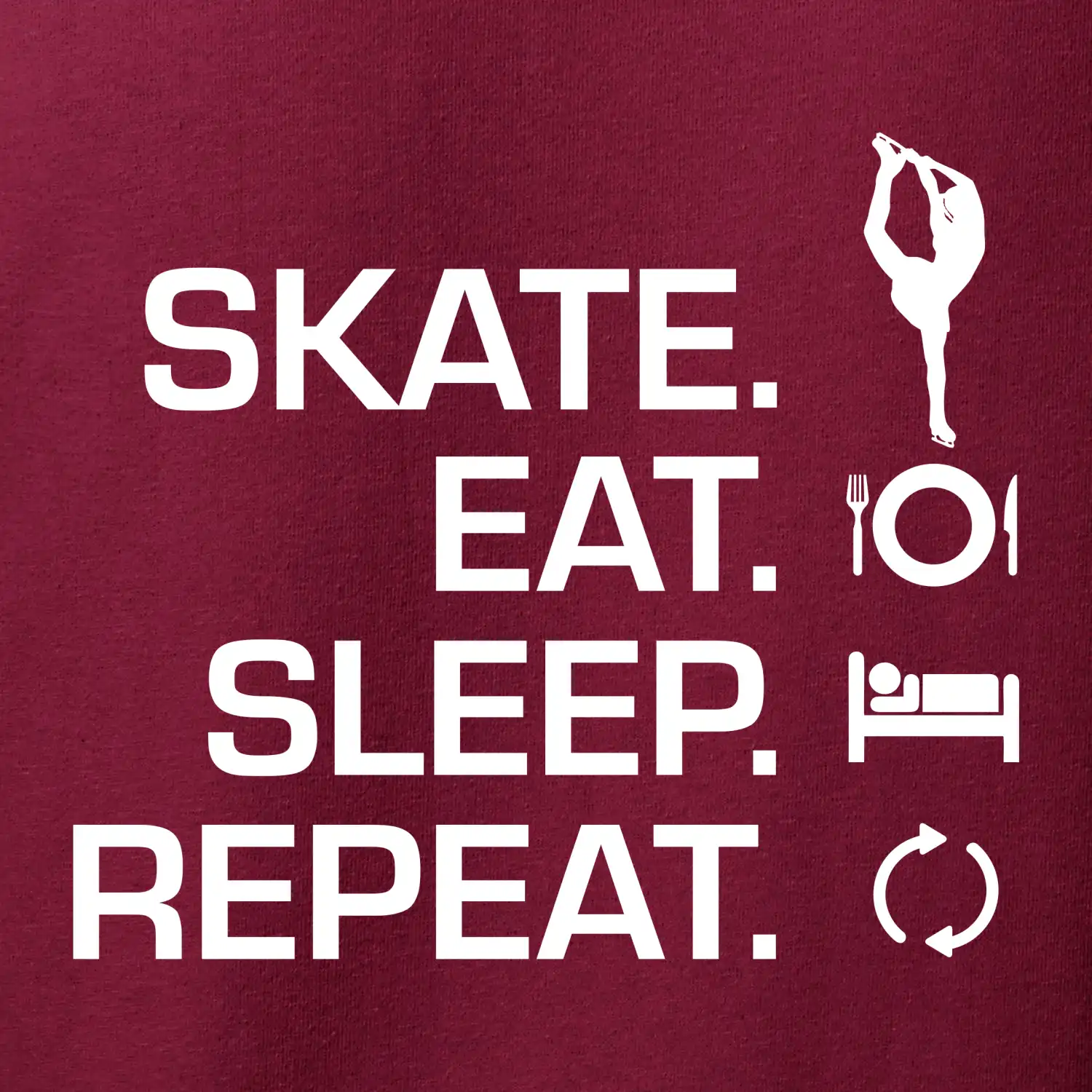 Eat sleep skate - lední bruslení