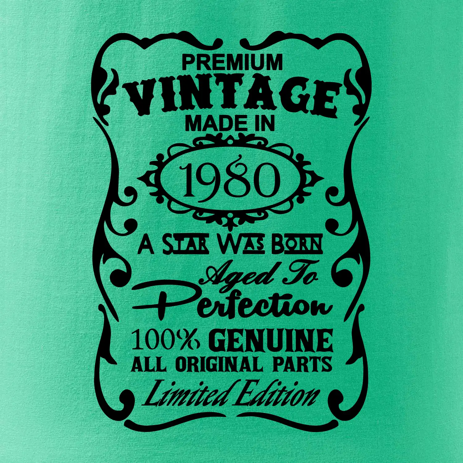 Vintage Etiketa - 1980