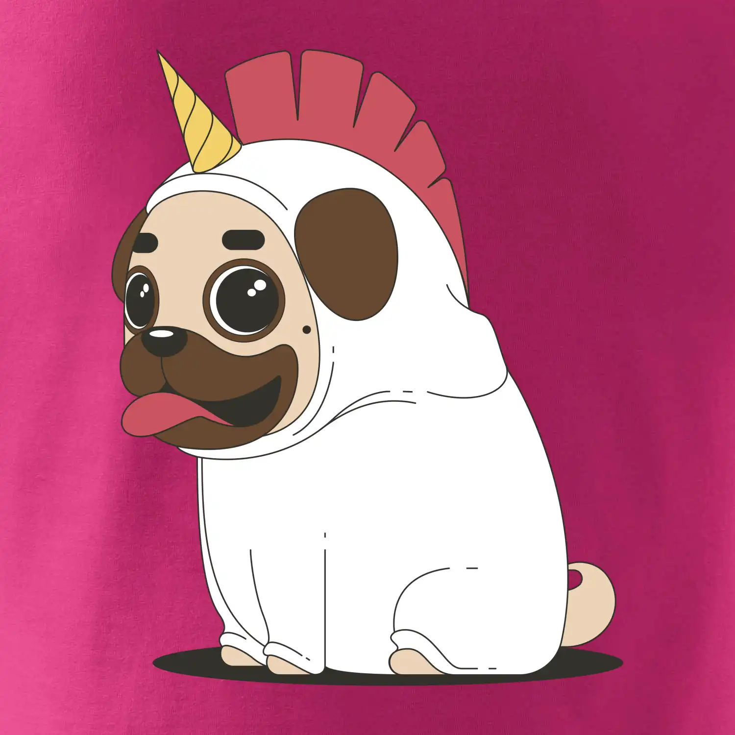 Mops a jednorožec