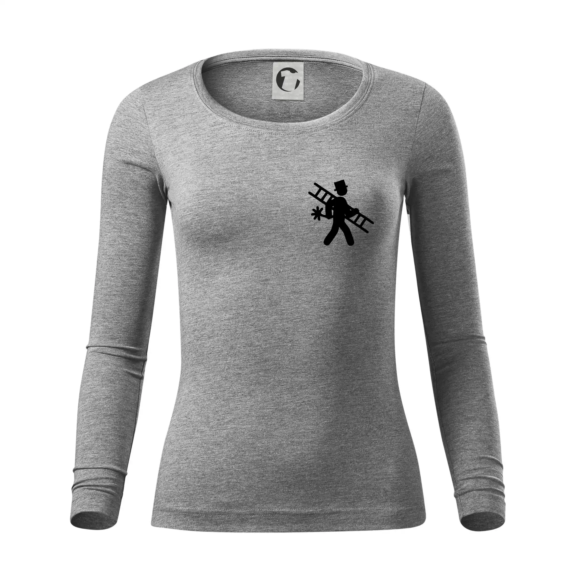 Kominík logo + nápis na zádech