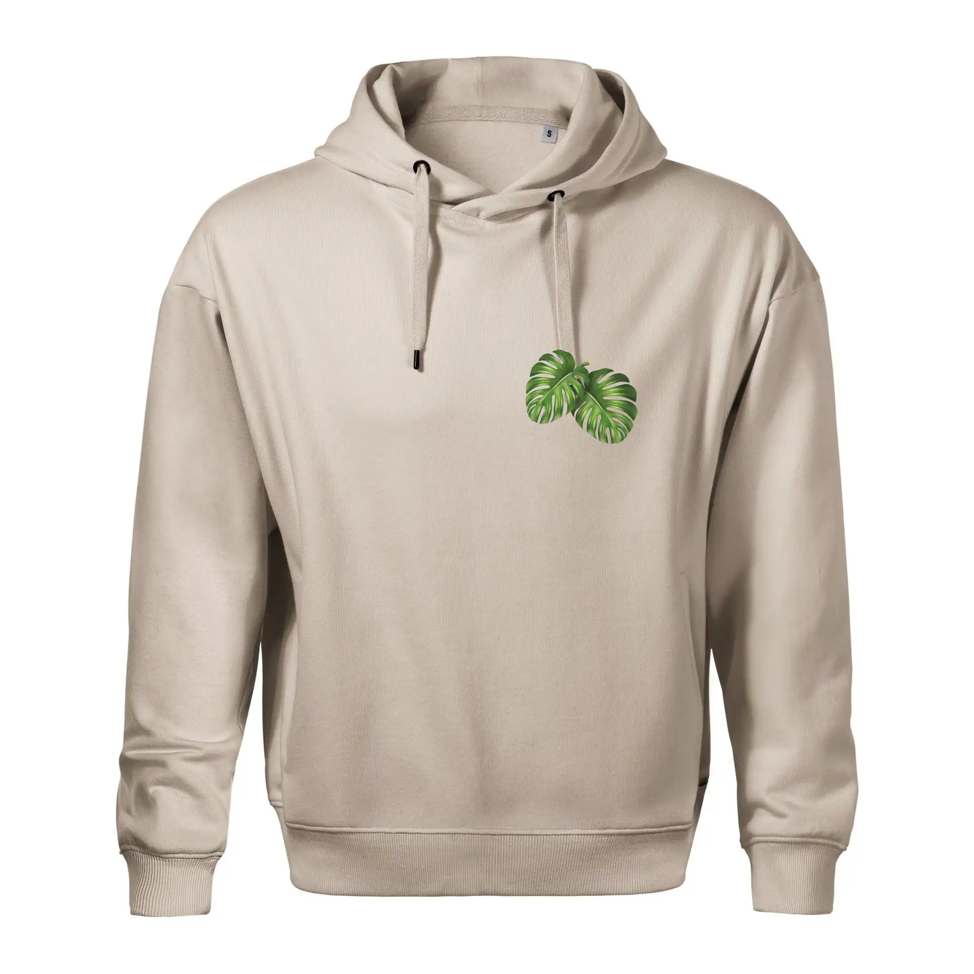 Monstera listy na prsu