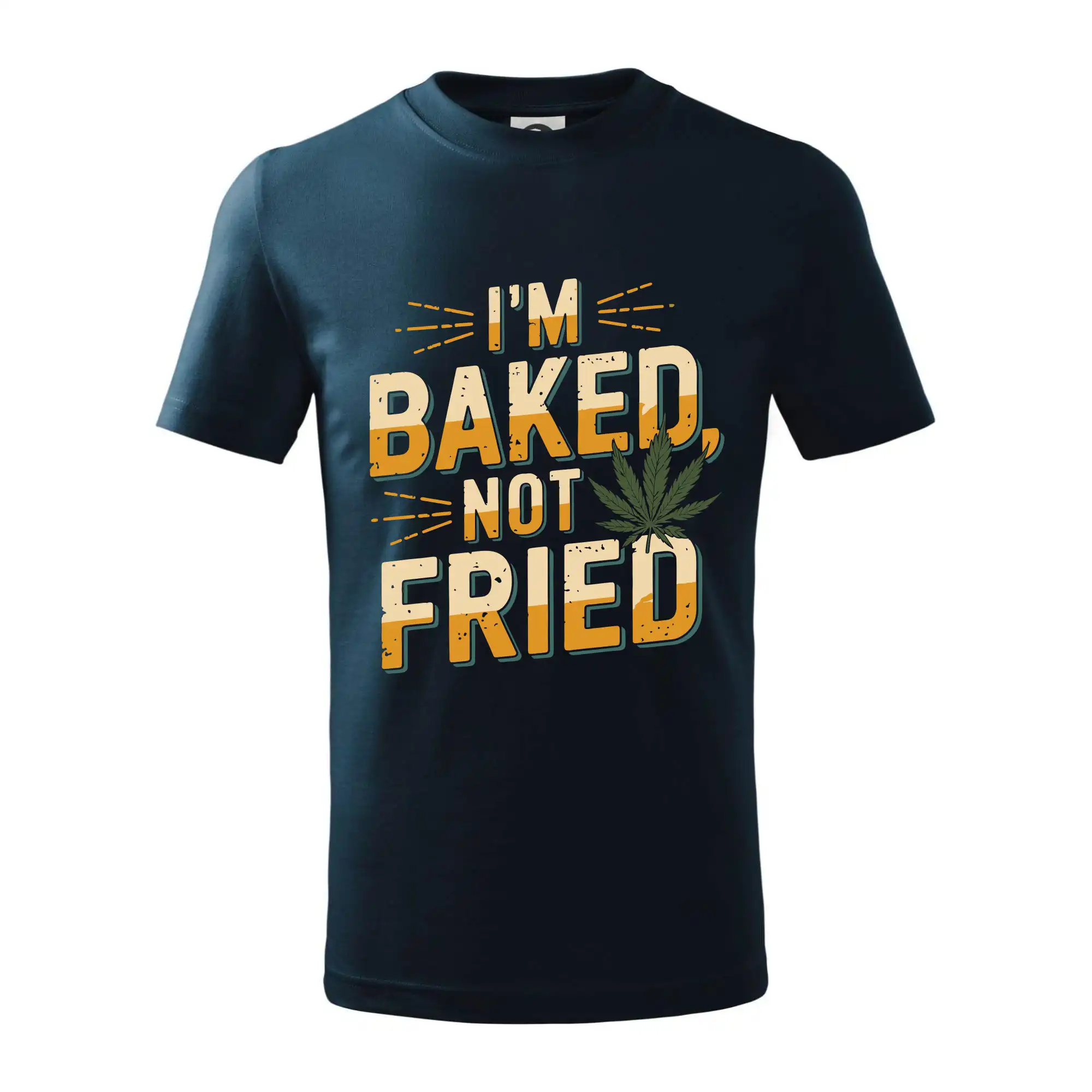 Tričká pre pohodový ľudí - Marihuana - Iam baked not fried - Tričko detské bavlnené