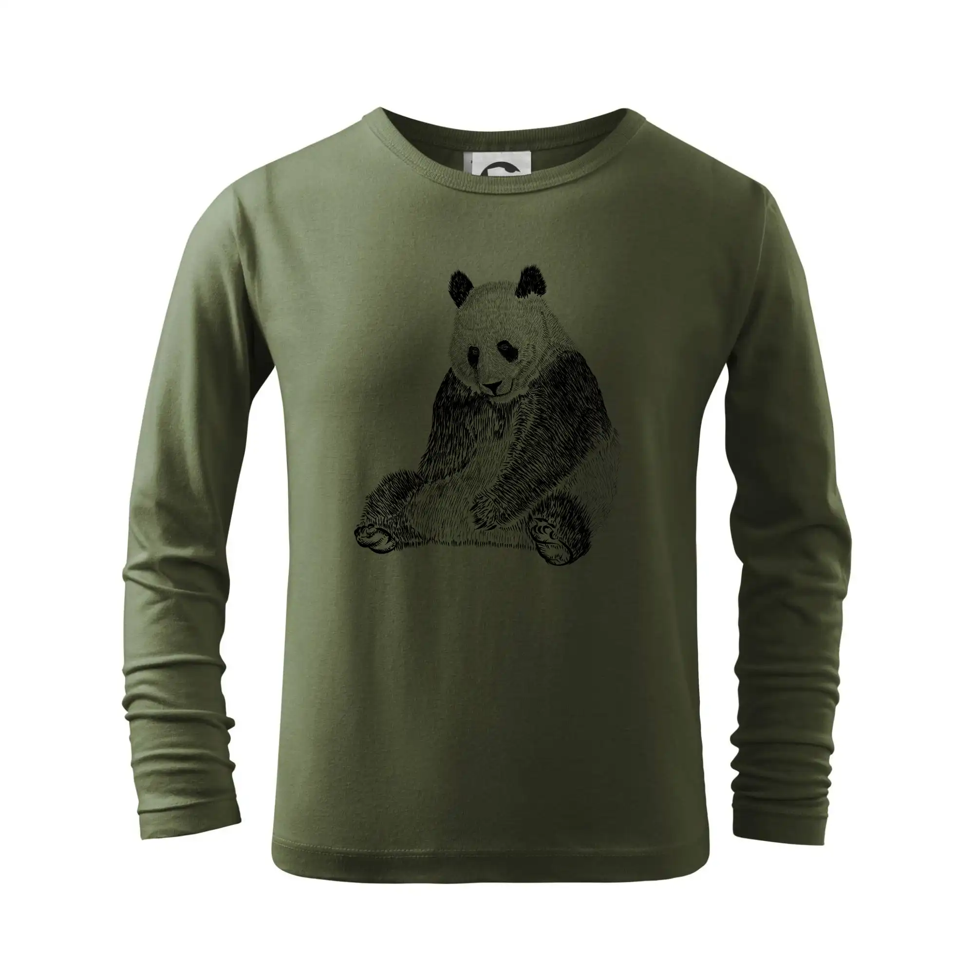 Tričká so zvieratami - Smutná panda - Tričko detské Long Sleeve