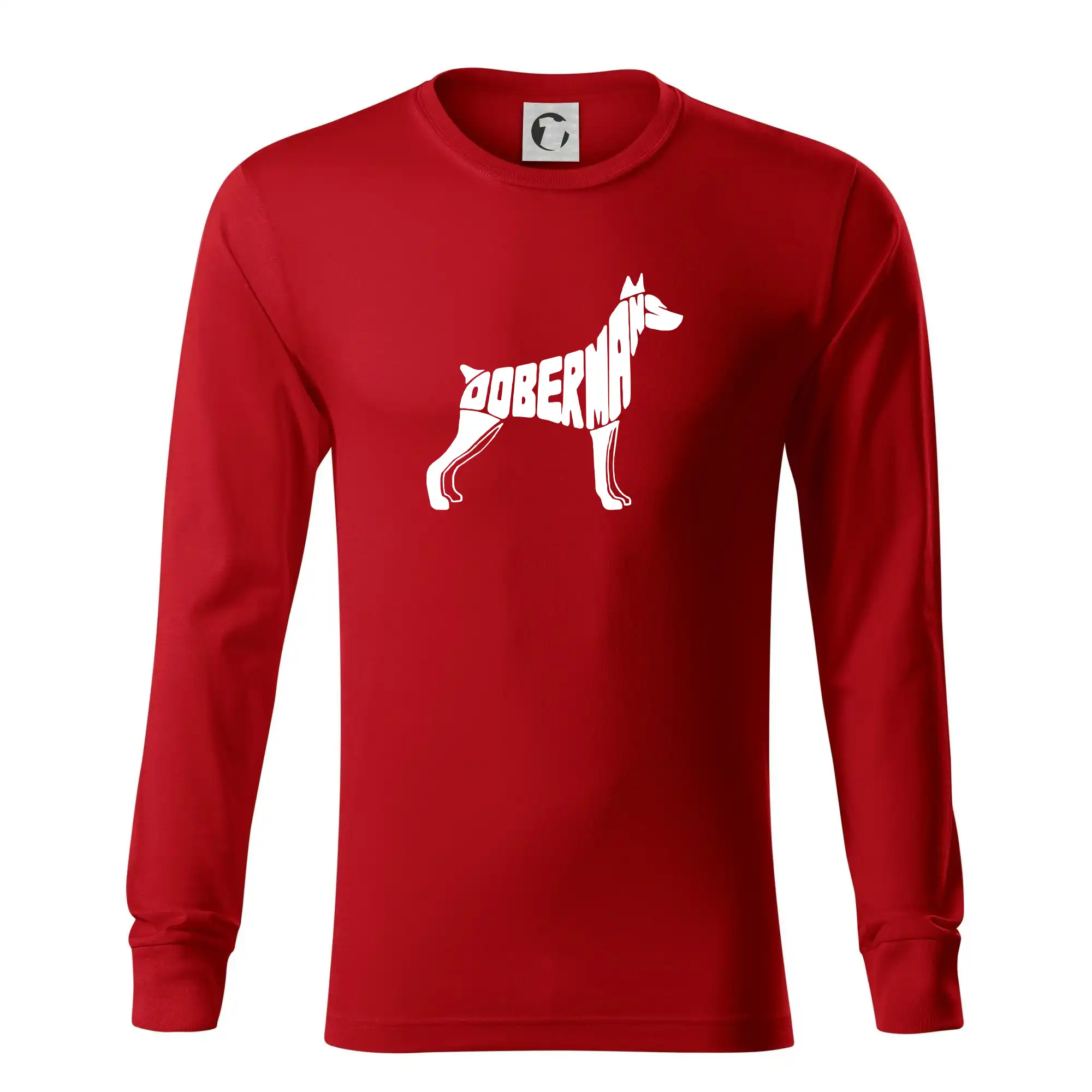 Dobrmans - nápis v tělě