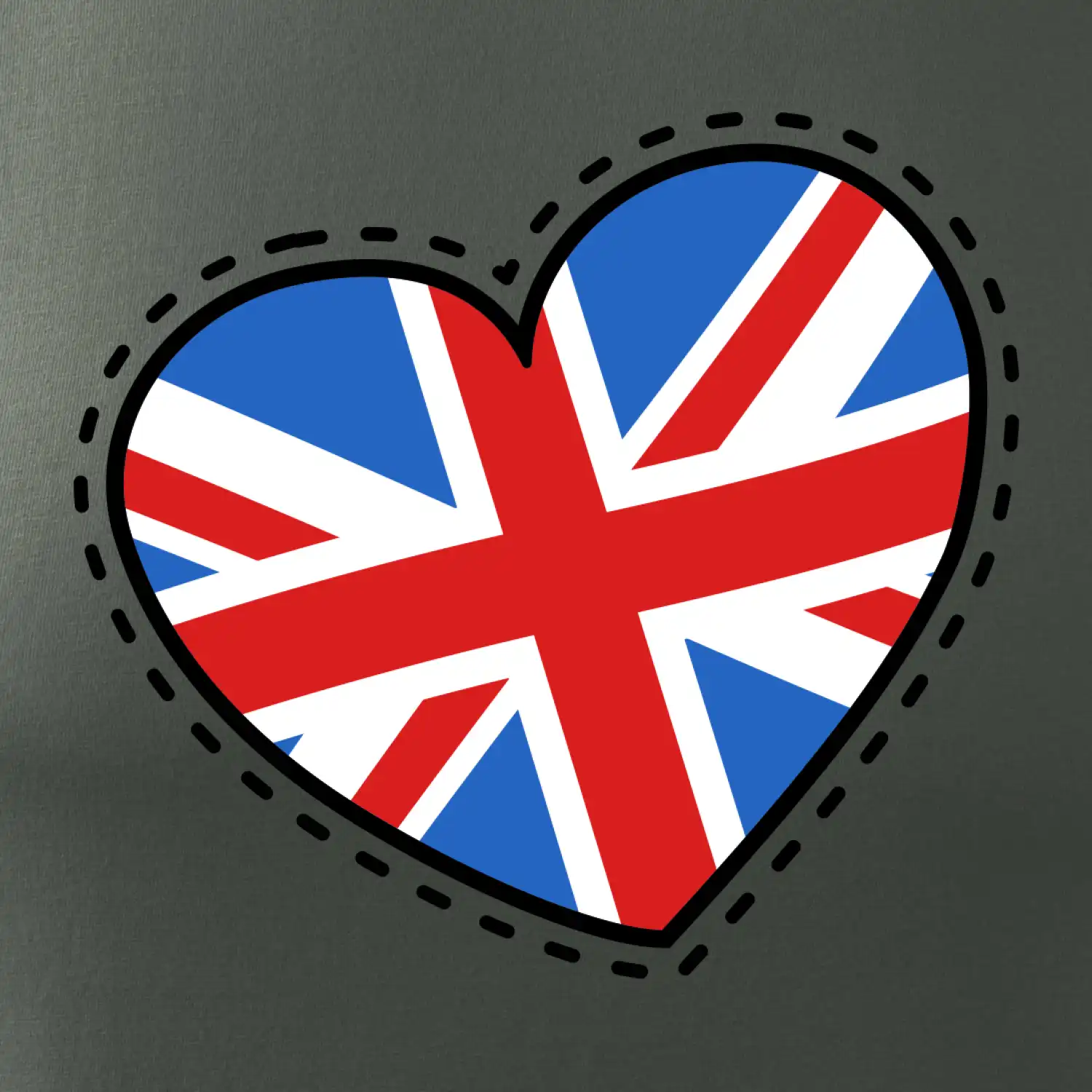 Británie srdce prso