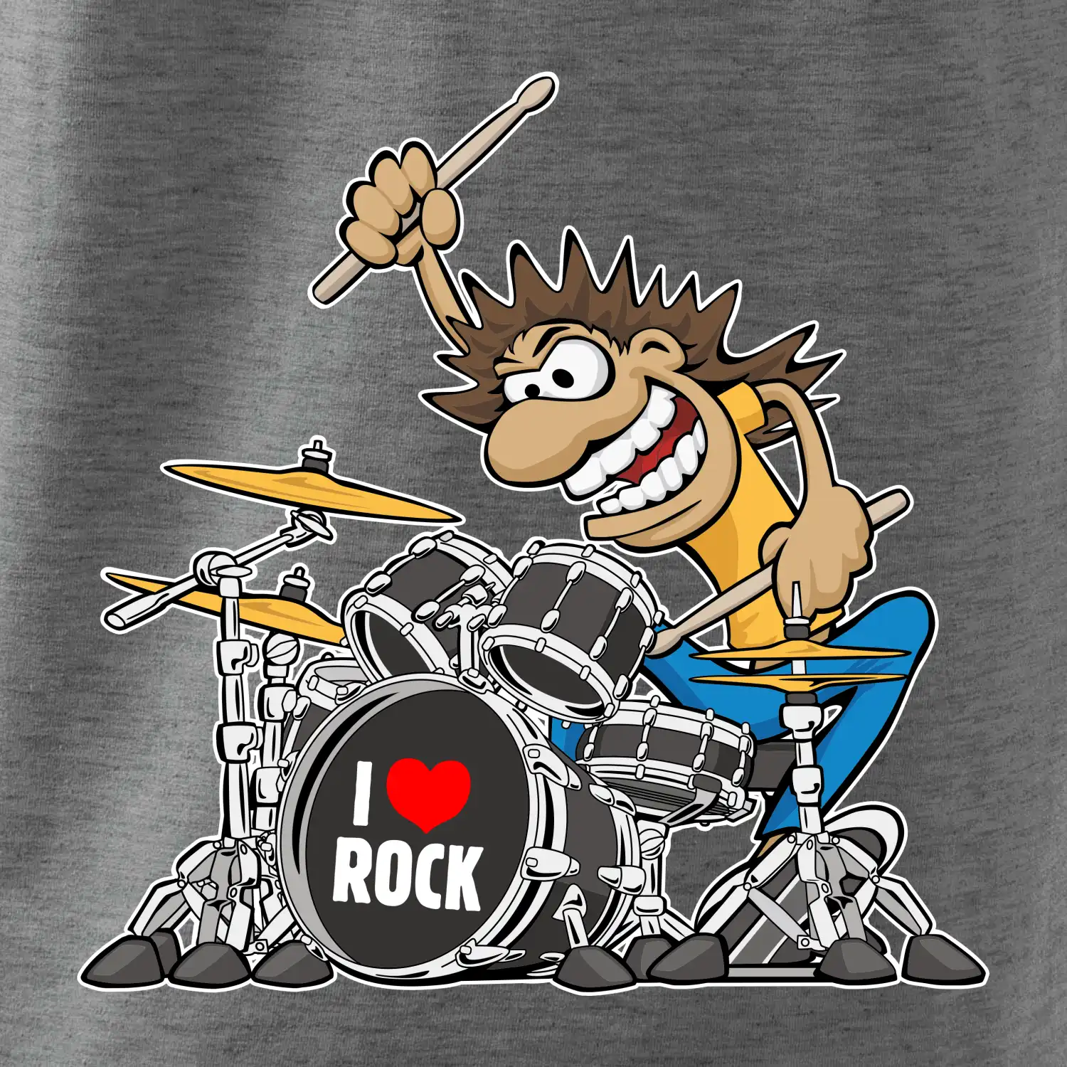 I love rock bubeník