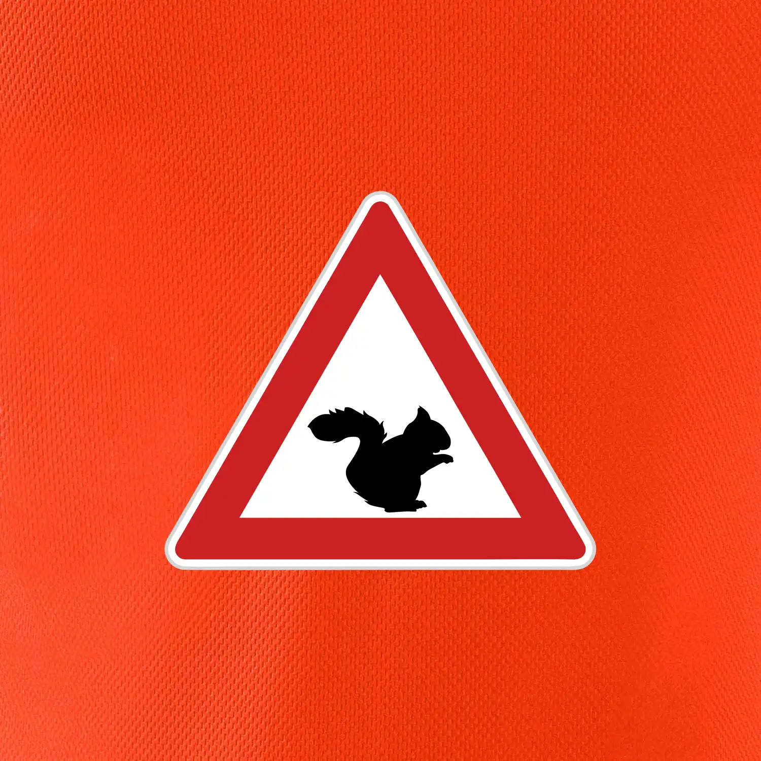 Dopravní značka - Pozor veverka