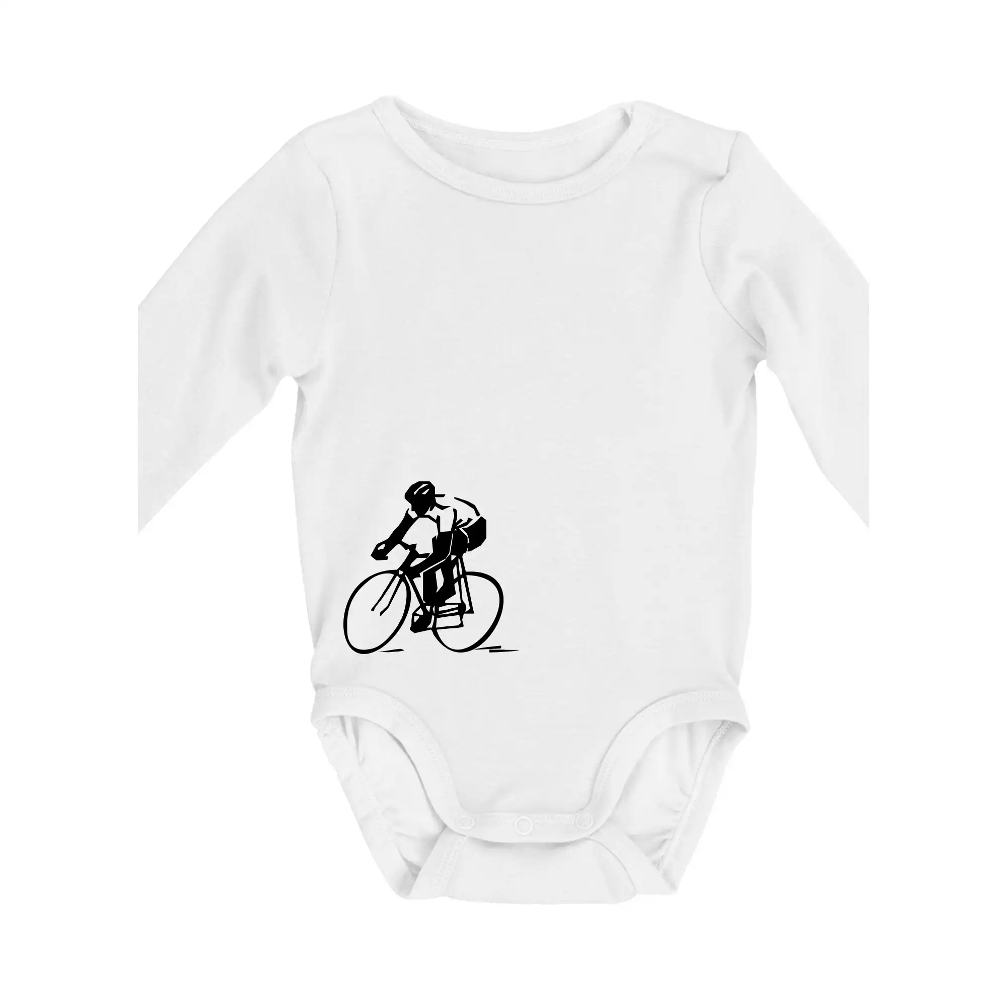 Tričko ako darček pre cyklistu - Cestný cyklista - Body dojčenské s dlhým rukávom