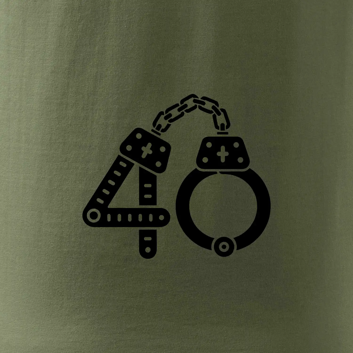 Narozeninové tričko pro policajta - pouta 40