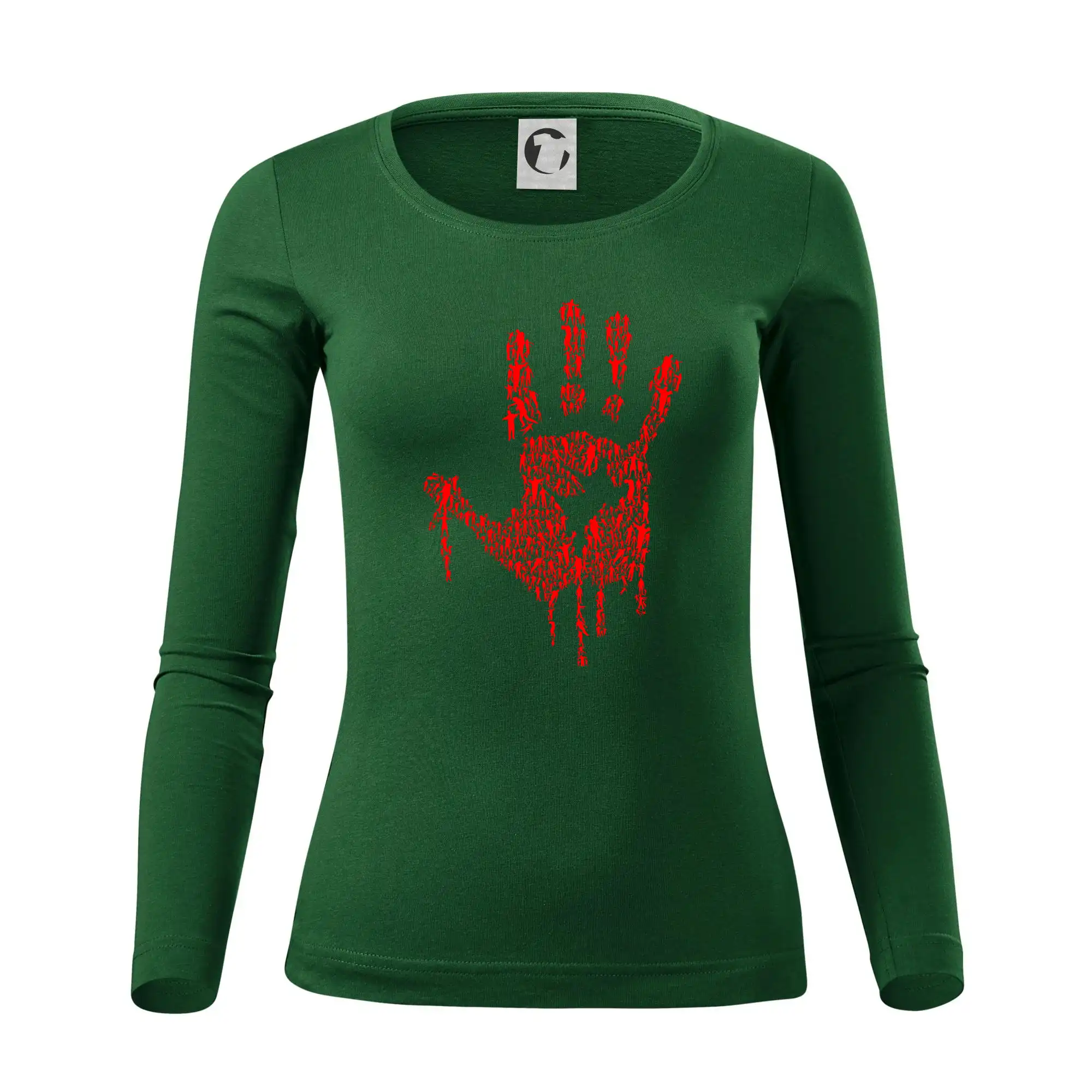 Filmové tričká - Hand Of Zombies - Dámske tričko FIT-T LS - zužené