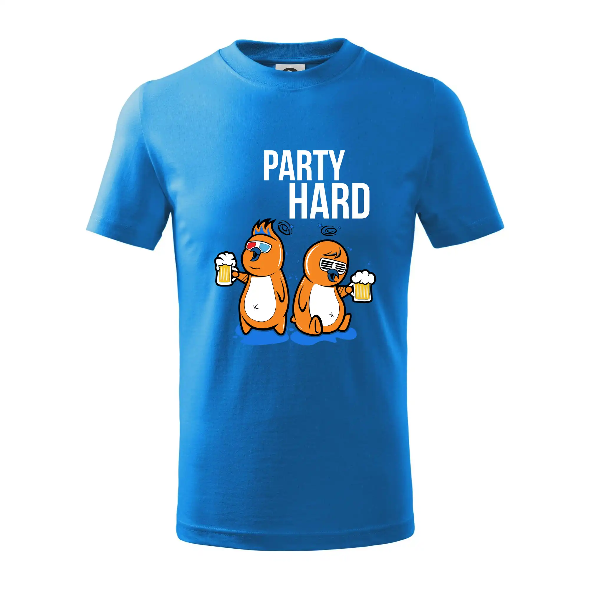 Tričká na párty - Party hard vtáky - Tričko detské bavlnené