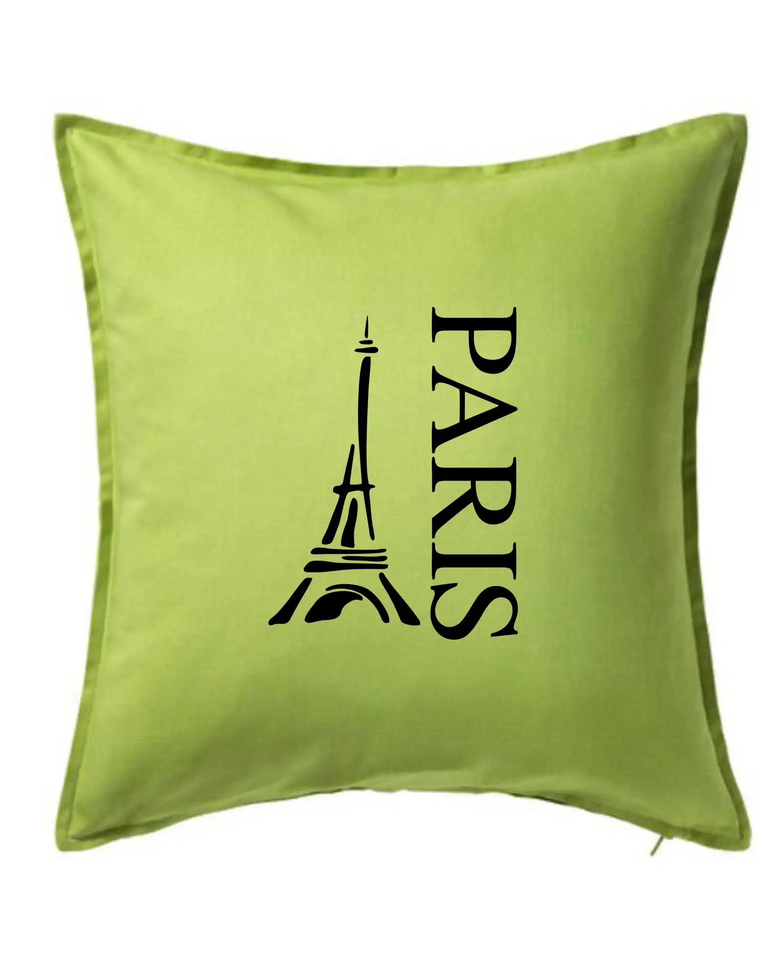 Tričká Francúzsko - Paris nápis Eiffelovka na výšku - Vankúš 50x50