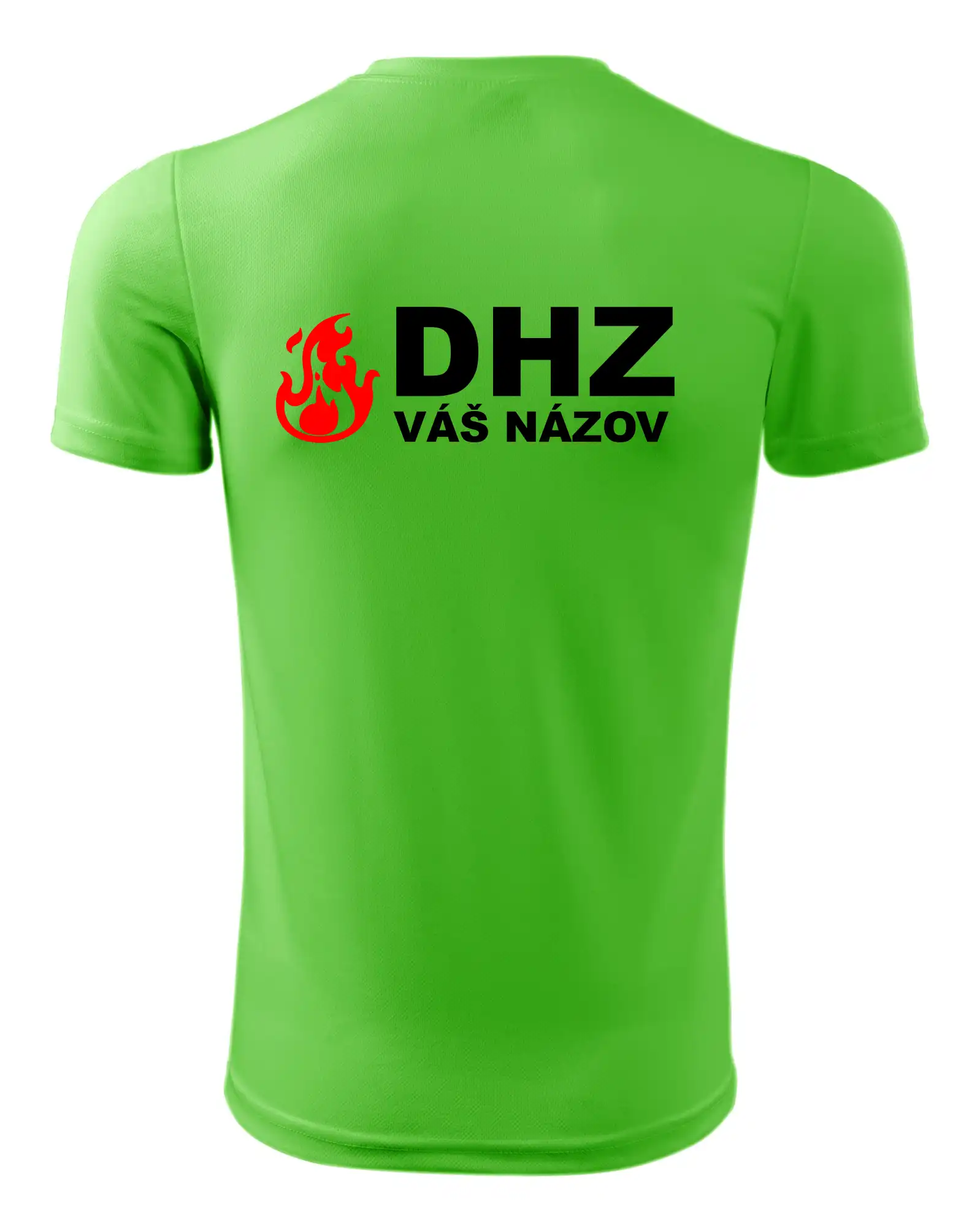 DHZ (oheň, firesport, názov sboru - vlastný nápis)