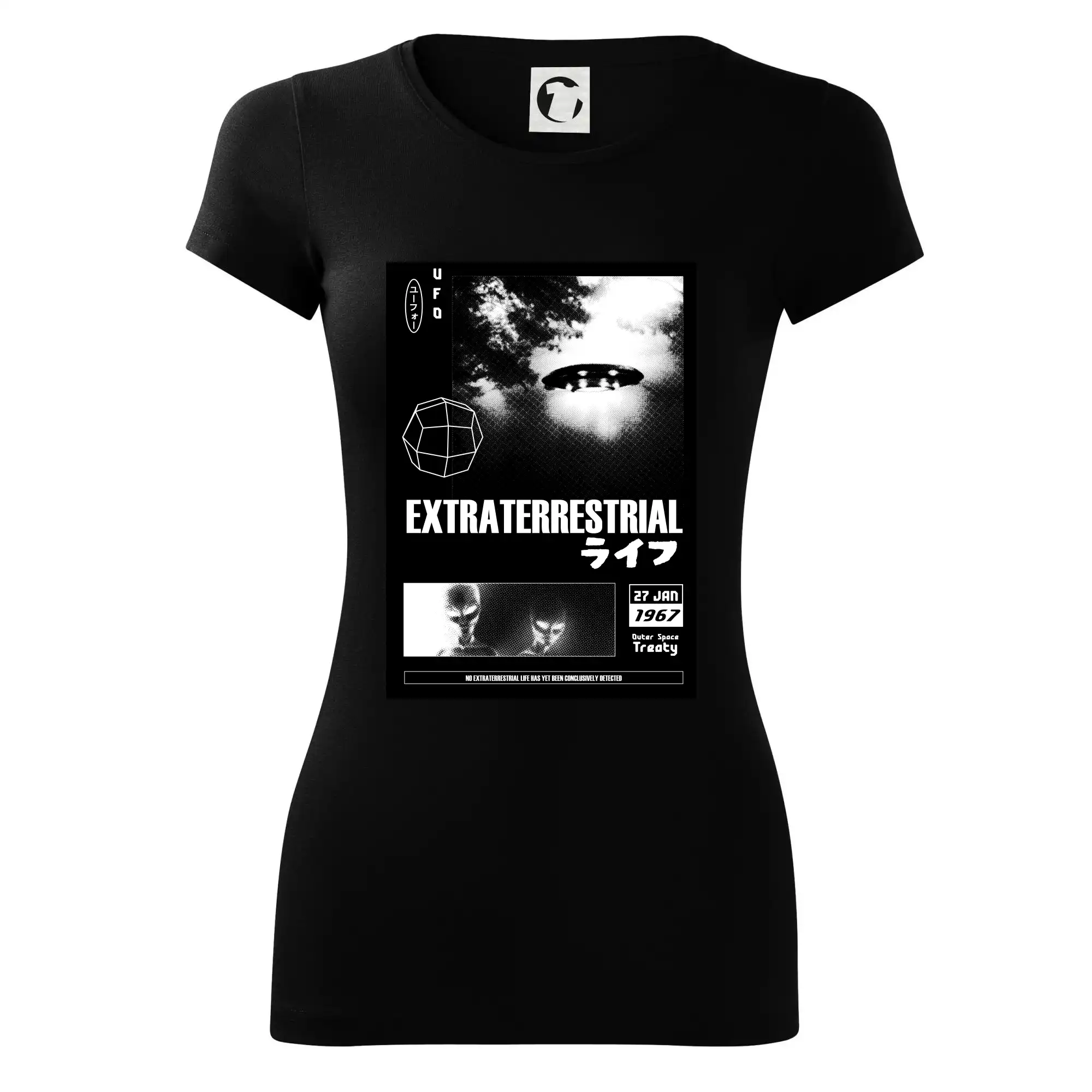 Vesmirne tričká - Poster UFO - Dámske tričko Glance - Priliehavejší strih