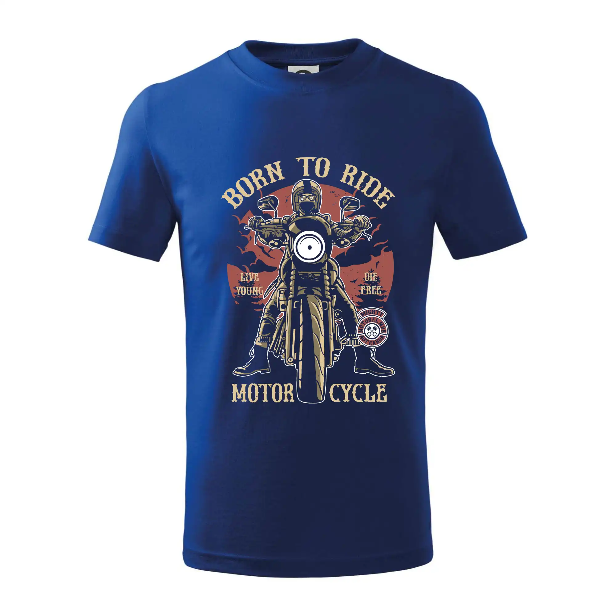 Tričká pre motorkárov¨ - Born To Ride - motor cycle - Tričko detské bavlnené