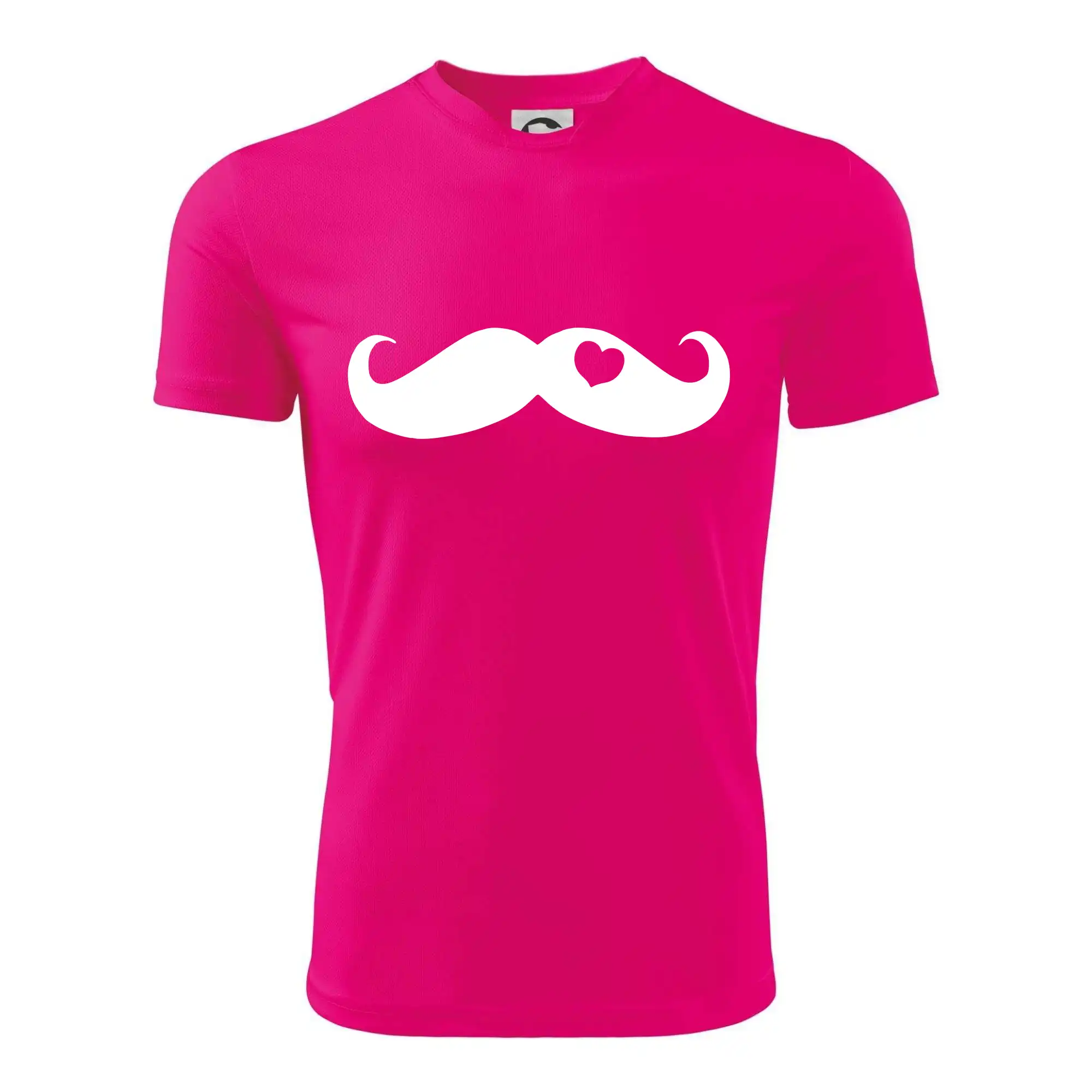 Tričká s fúzikmi - Mustache love - Detské tričko športové