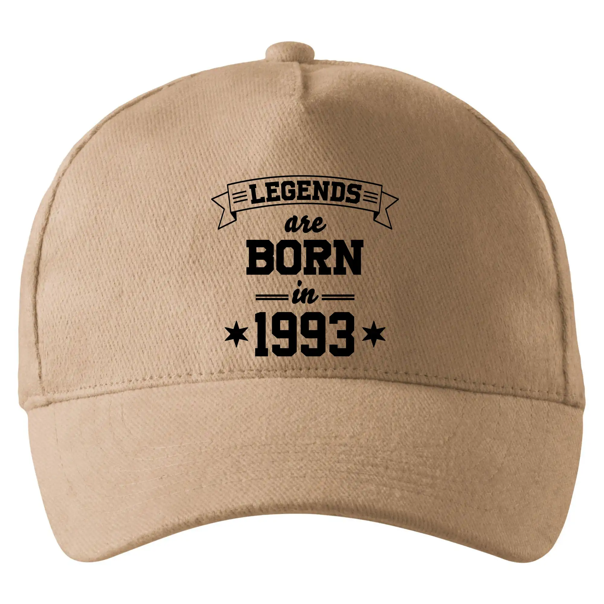 Tričká k narodeninám - Legends are born in 1993 - Šiltovka so zahnutým šiltom a mosaznou sponou