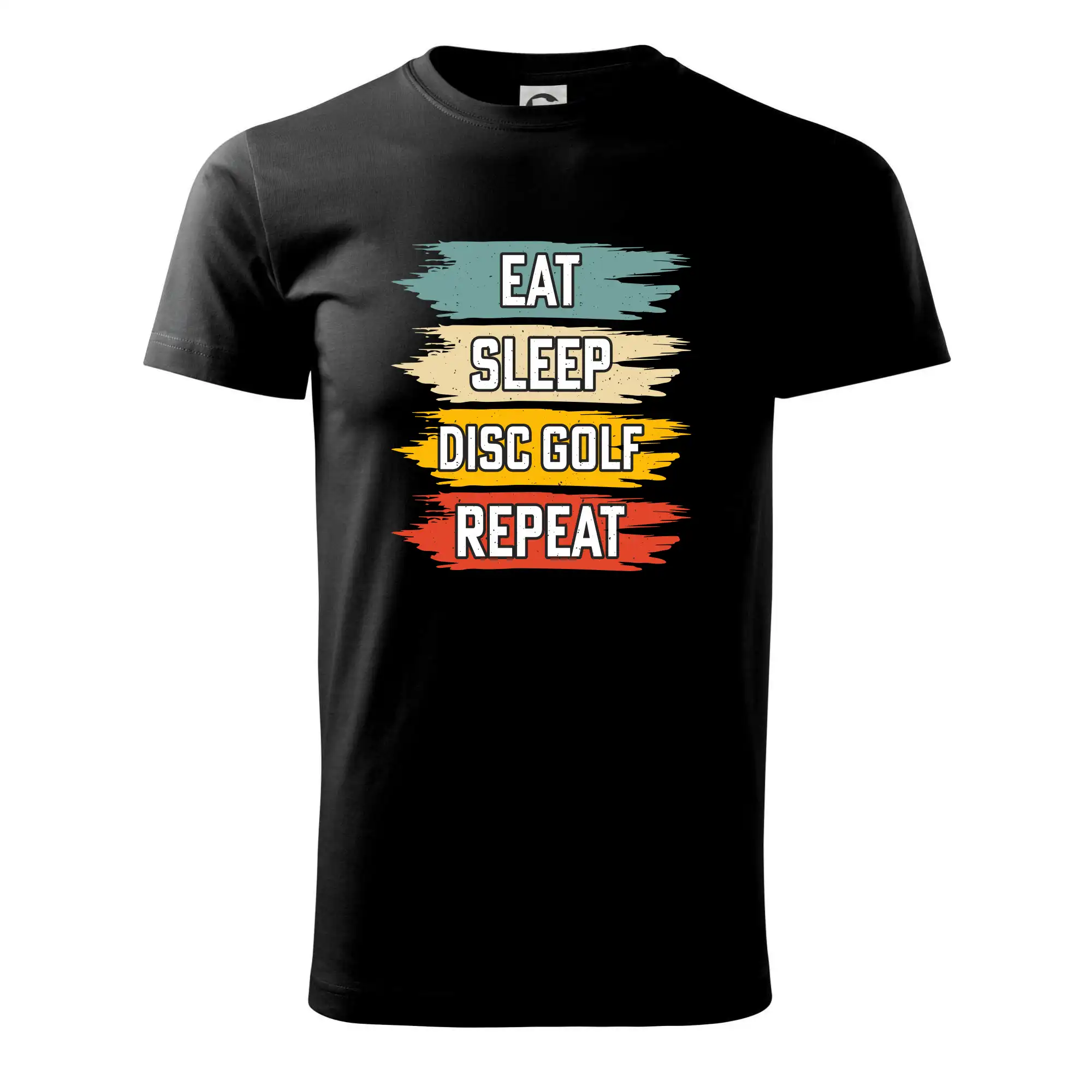 Disc Golf eat sleep barevné - Pánske tričko nižšej gramáže