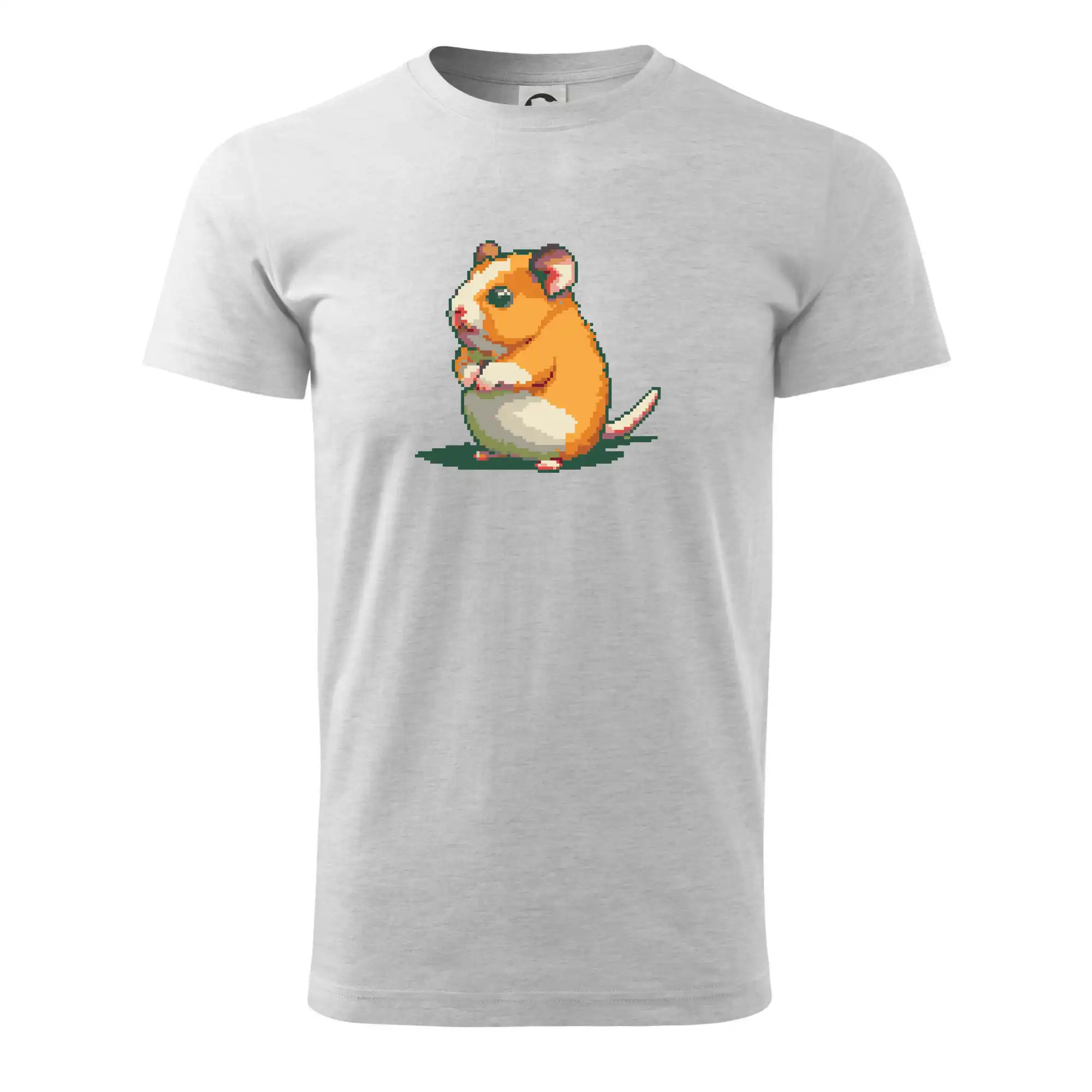 Tričká so zvieratami - Škrečok pixel - Tričko extra veľké  (5-8XL)