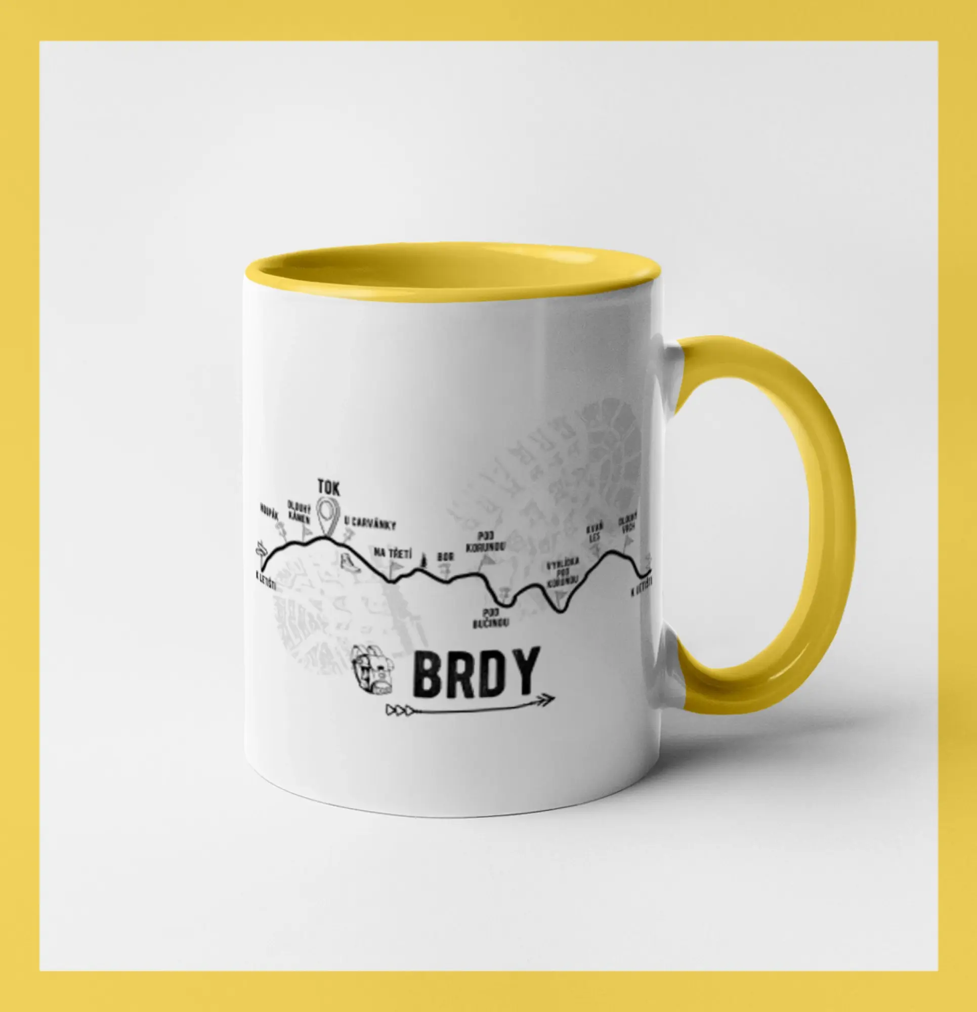 Profil kopců - Brdy