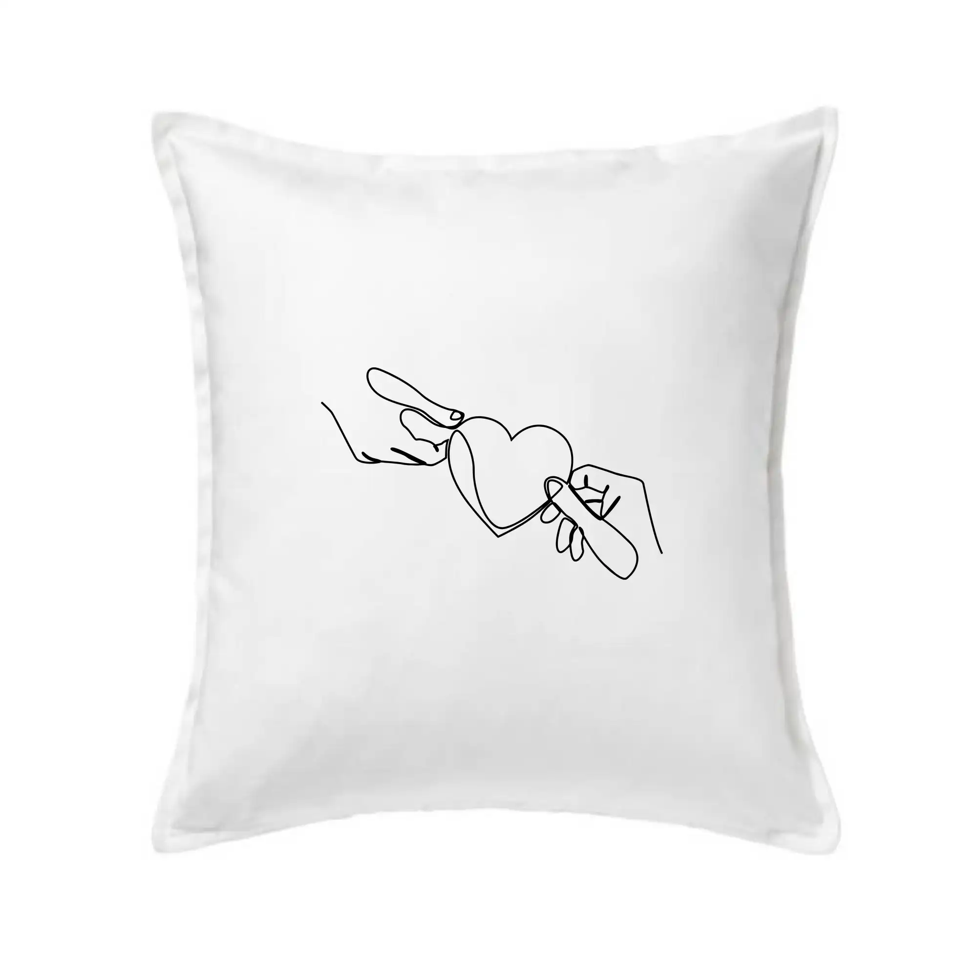 Dve ruky a srdce jedným ťahom