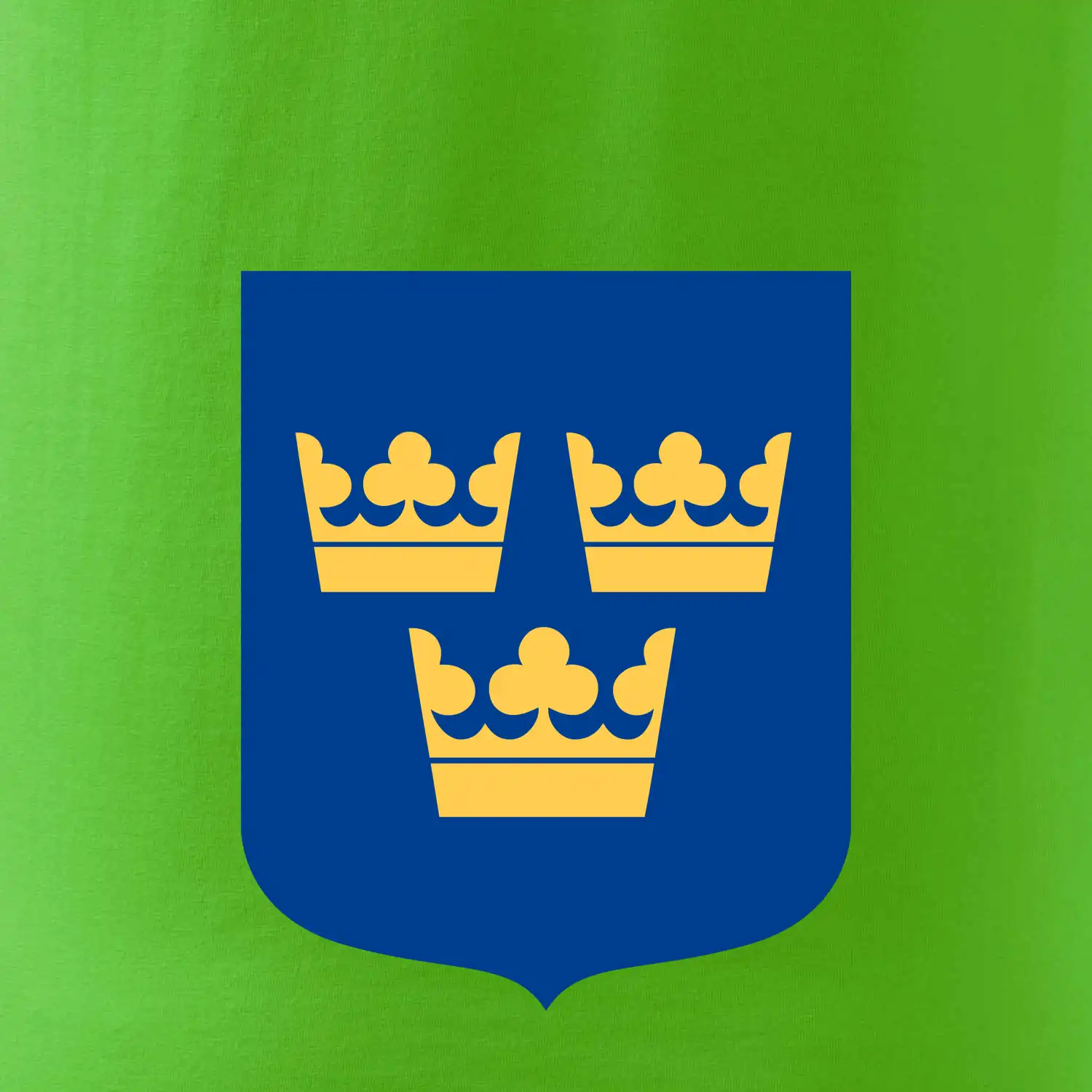 Švédský znak tři korunky velký