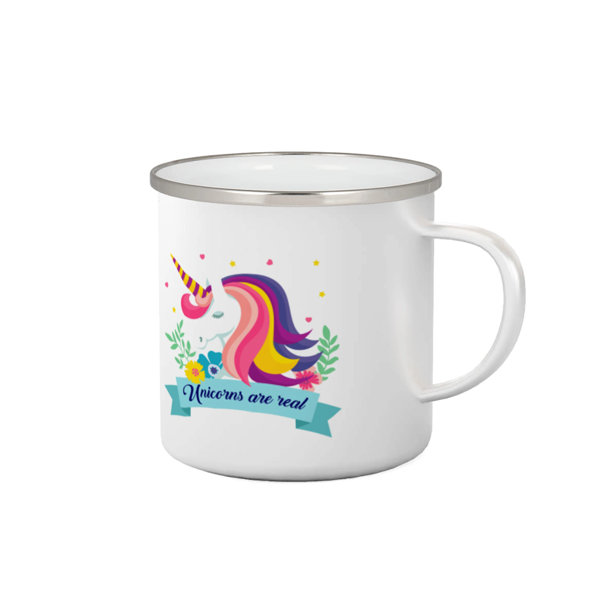 Tričká s jednorožcom - Unicorns are real dúhový - Plecháčik