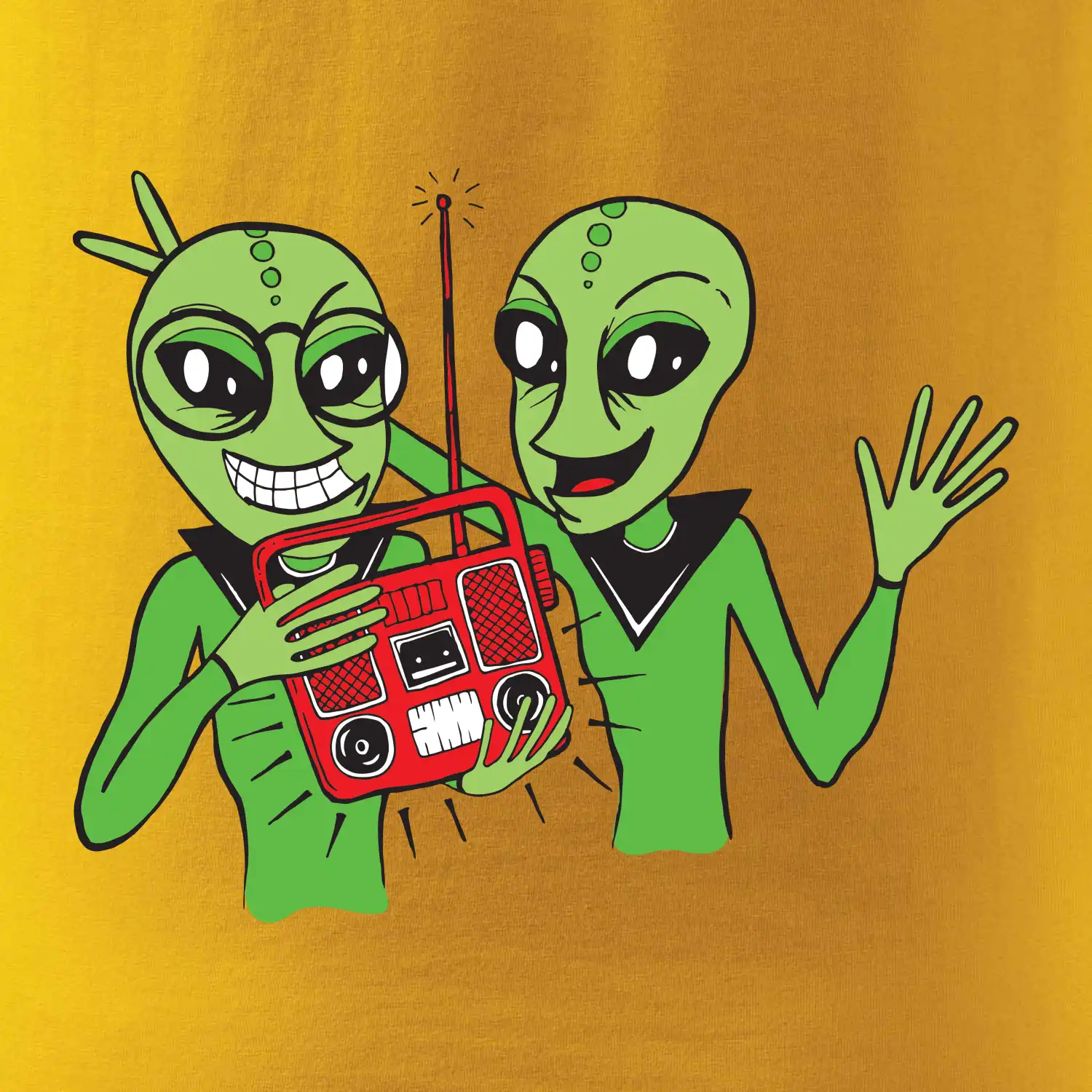 Ufo a rádio (Pecka design)