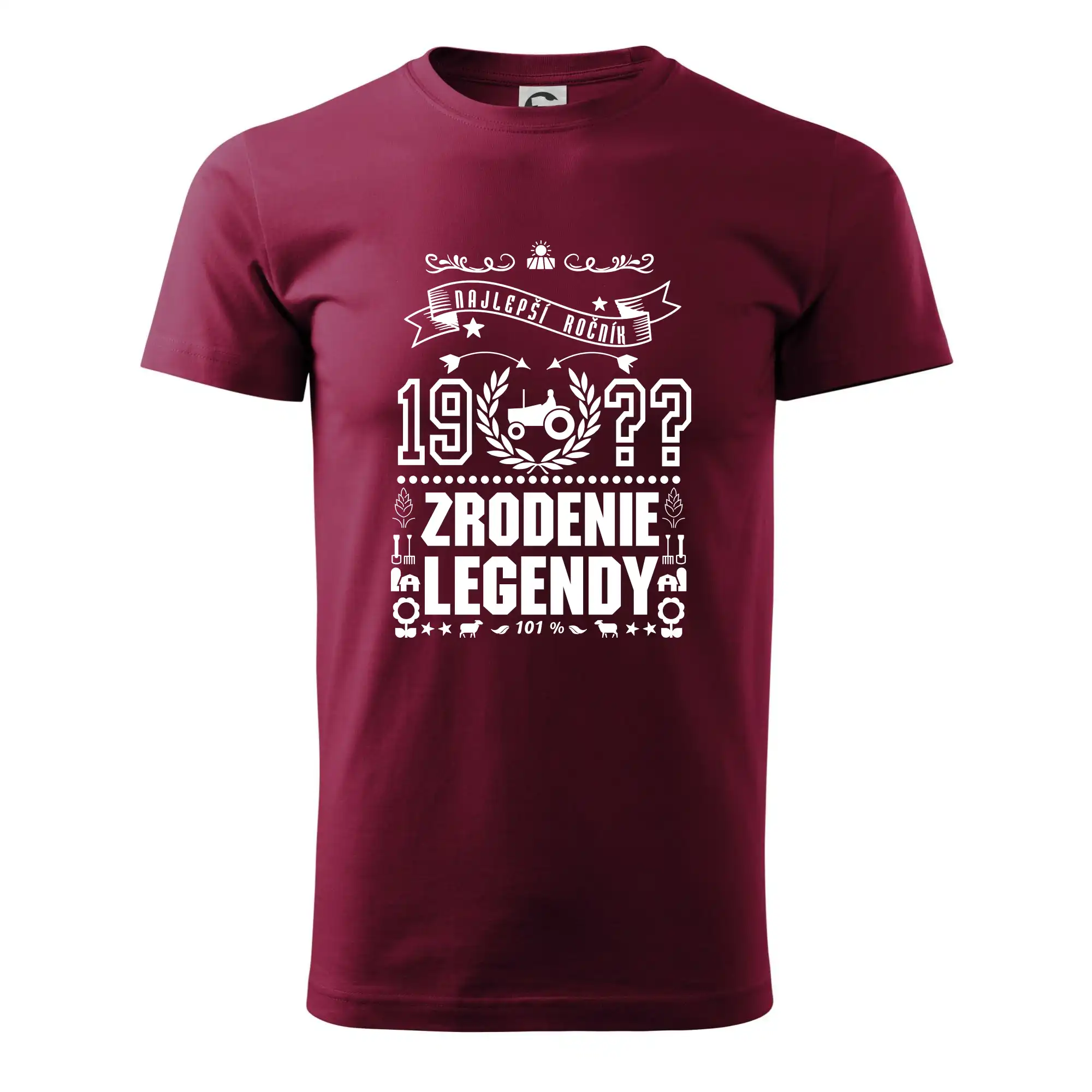 Trička Zrodenie legendy - Zrodenie legendy  pre traktoristu - Klasické pánske tričko vyššej gramáže