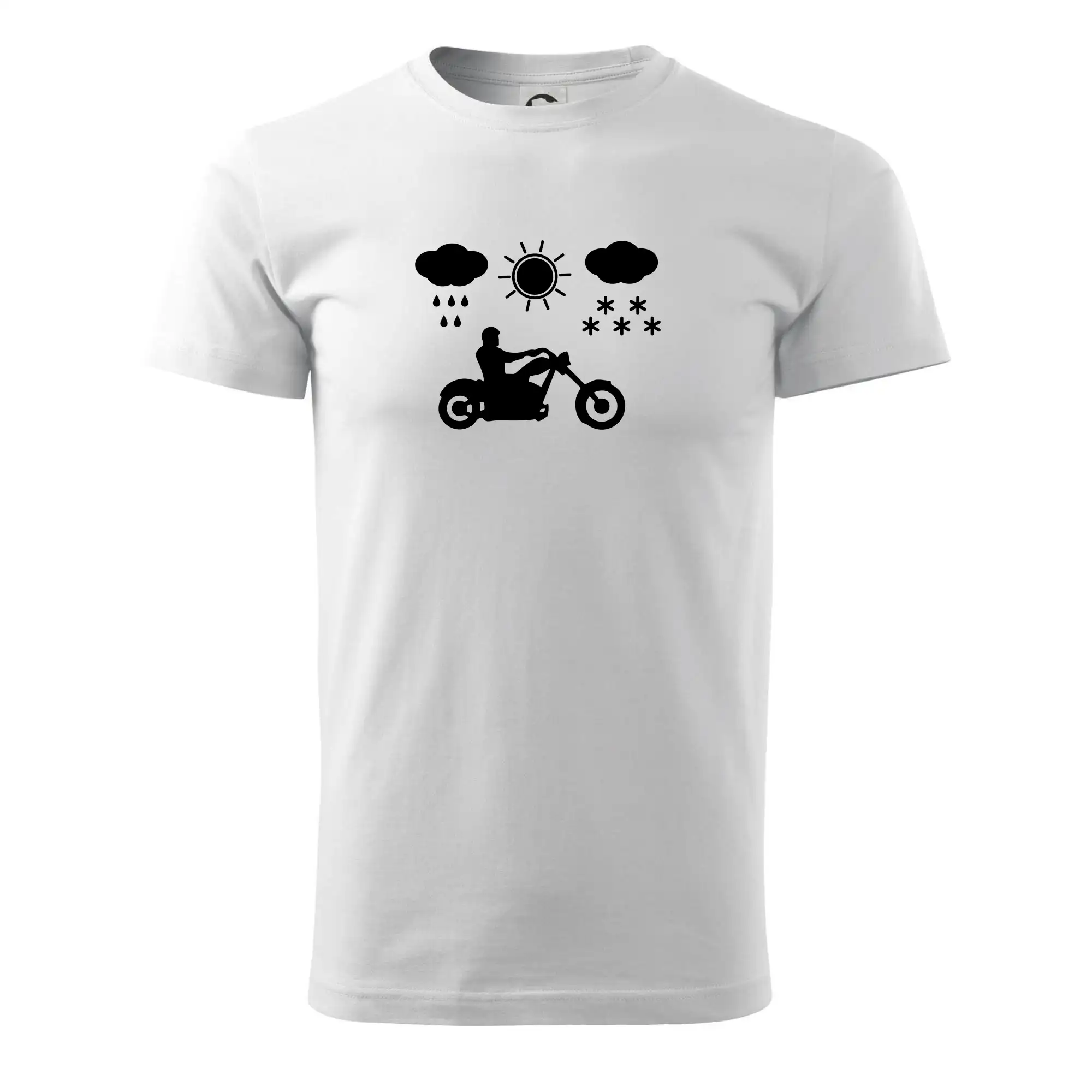 Motorkář za každého počasí - chopper