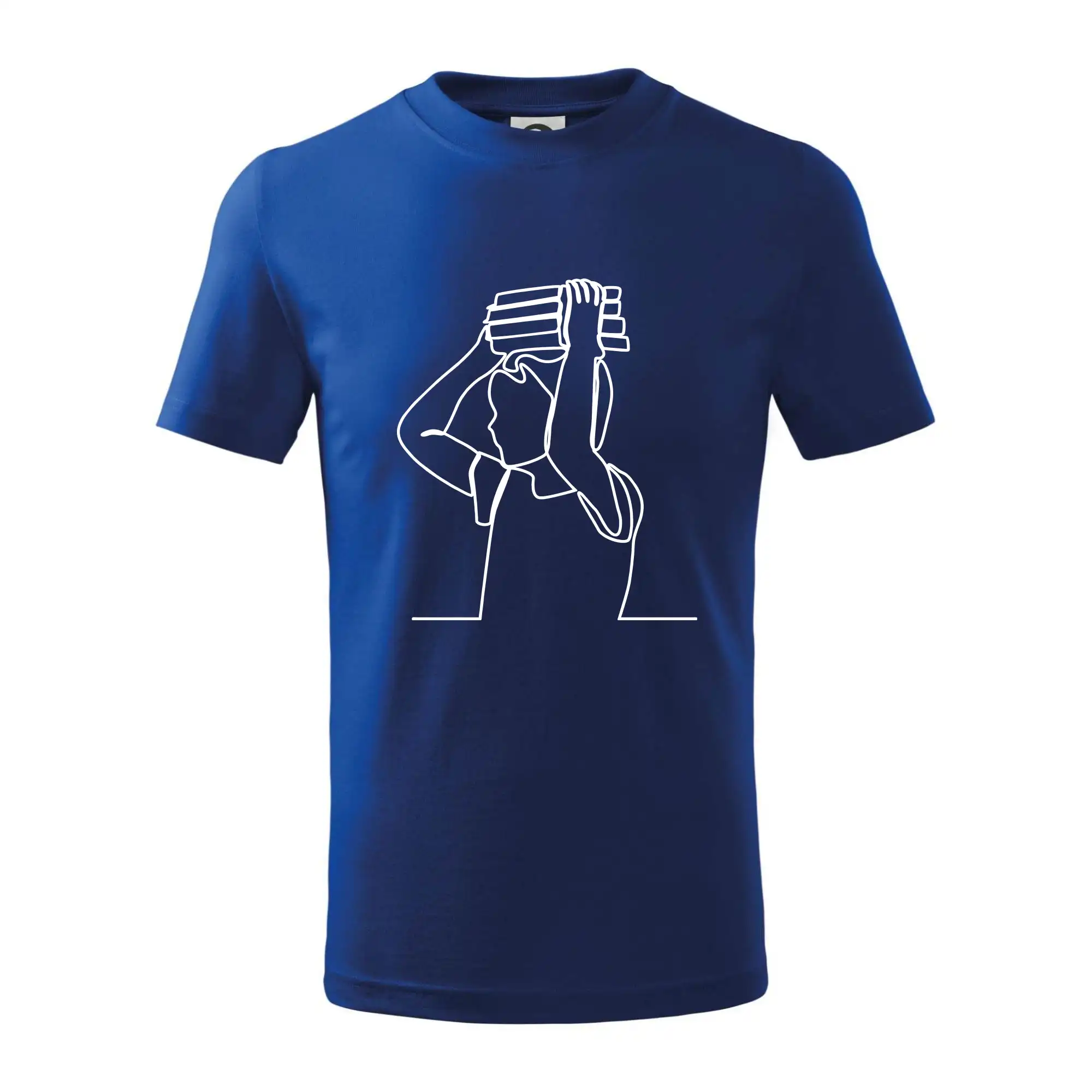 Student a kniha jedním tahem