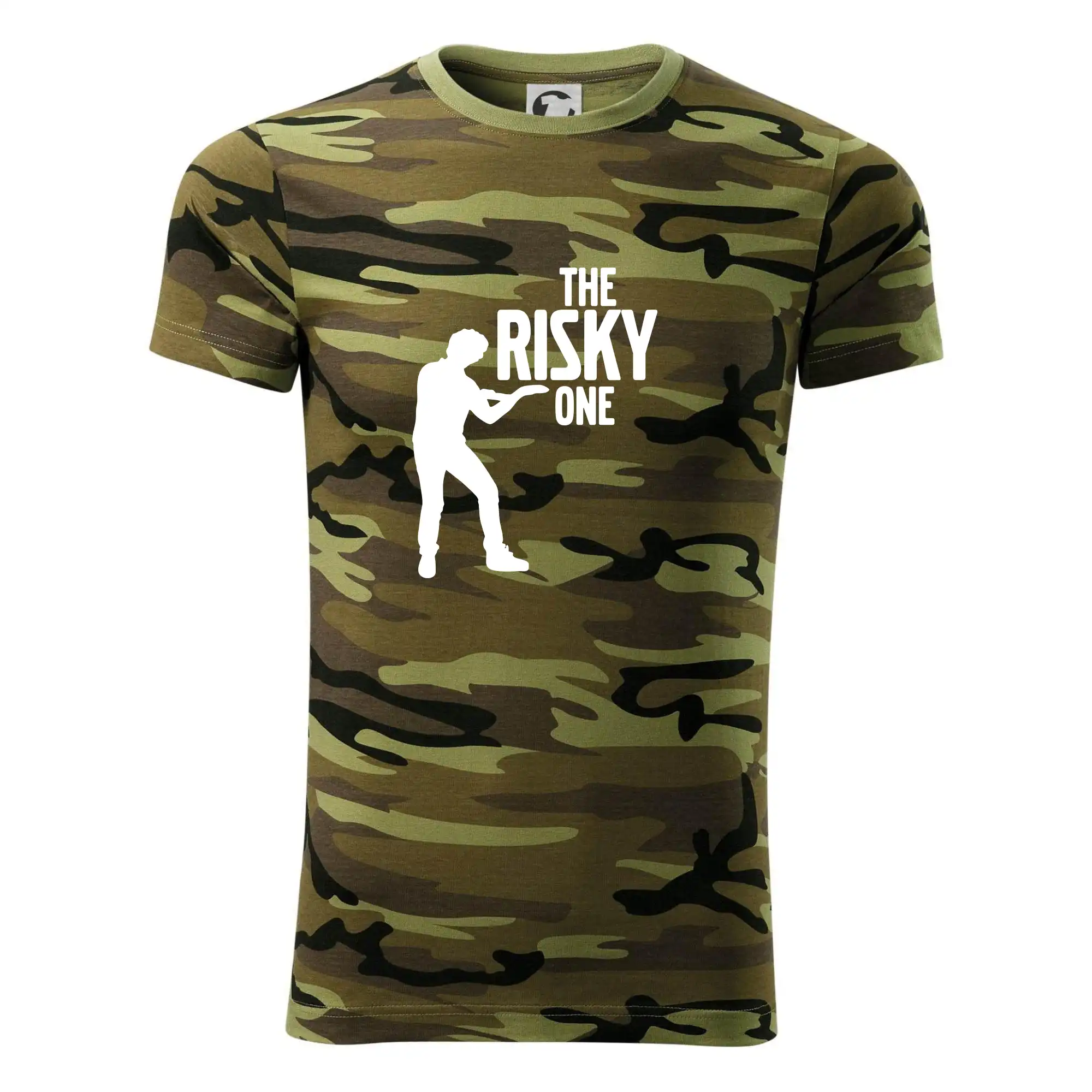 Tričká na rozlúčku so slobodou - Bachelor party - The risky one - Army CAMOUFLAGE