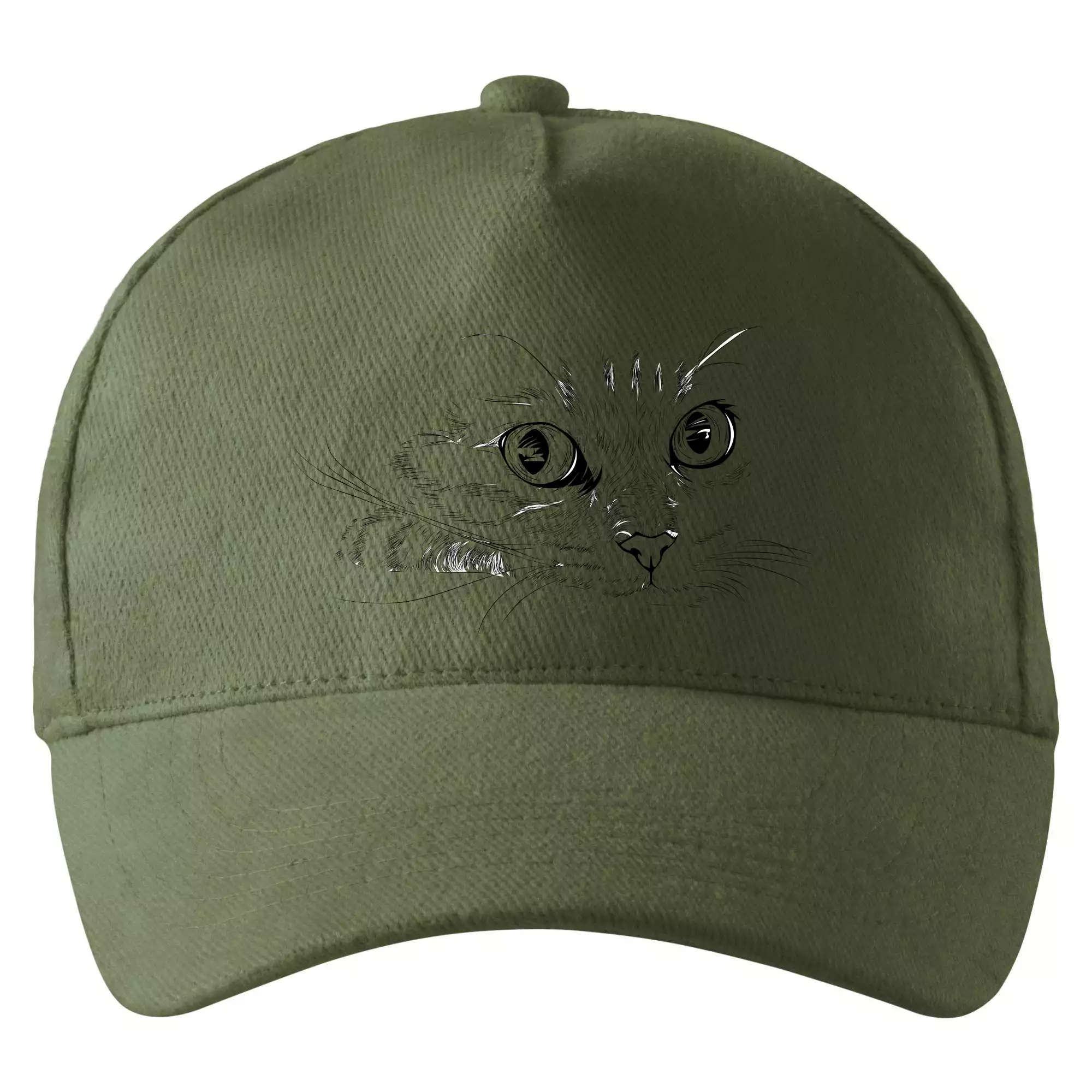 Kočka obličej kreslený