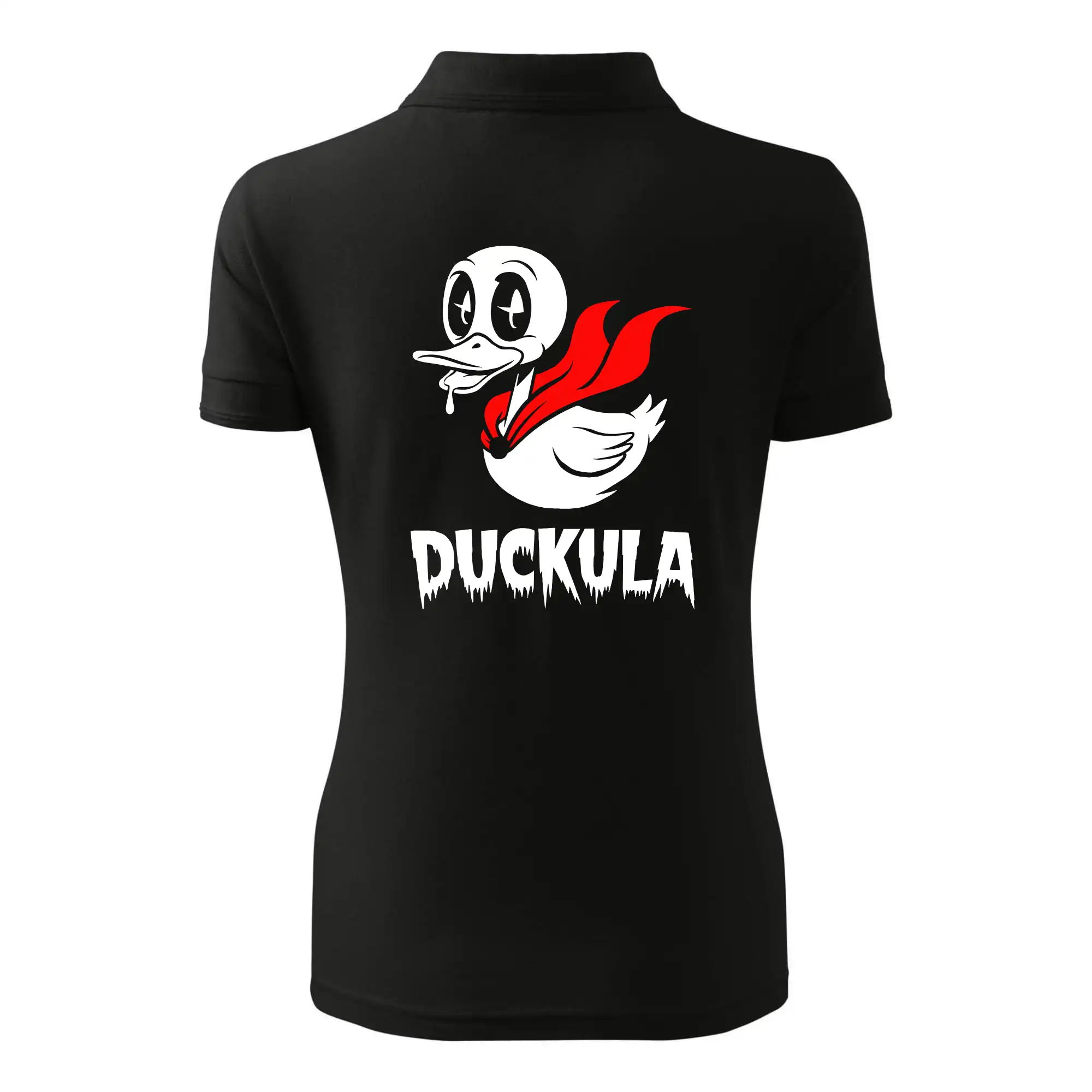 Filmové tričká - Duckula - Polokošeľa dámska Pique Polo