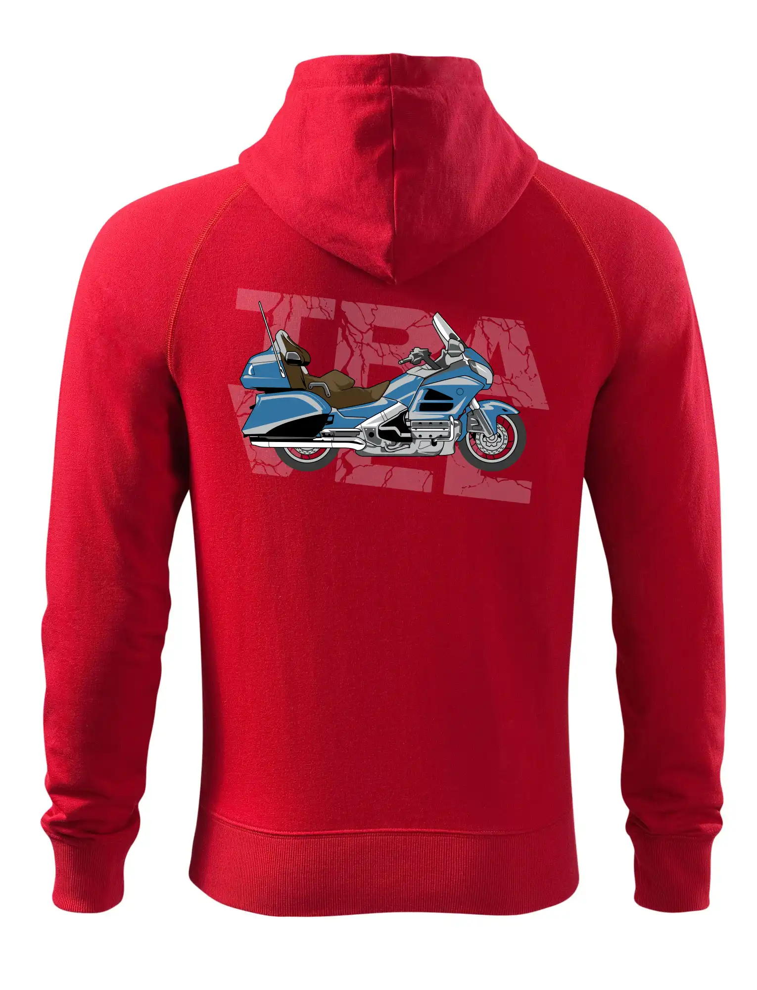 Cestovní motorka Amerika modrá