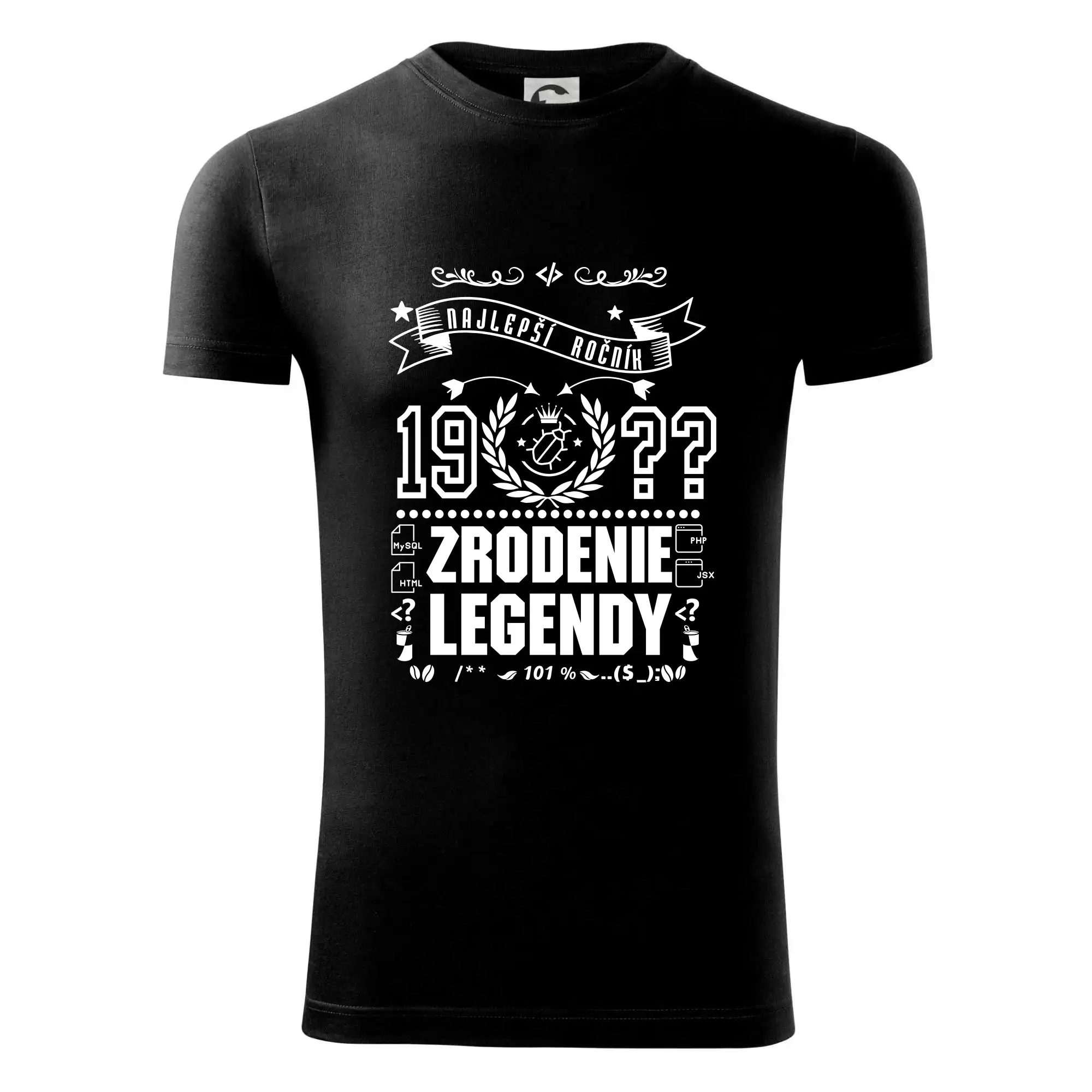 Trička Zrodenie legendy - Zrodenie legendy pre programátora - Viper FIT - Pánske zúžené tričko