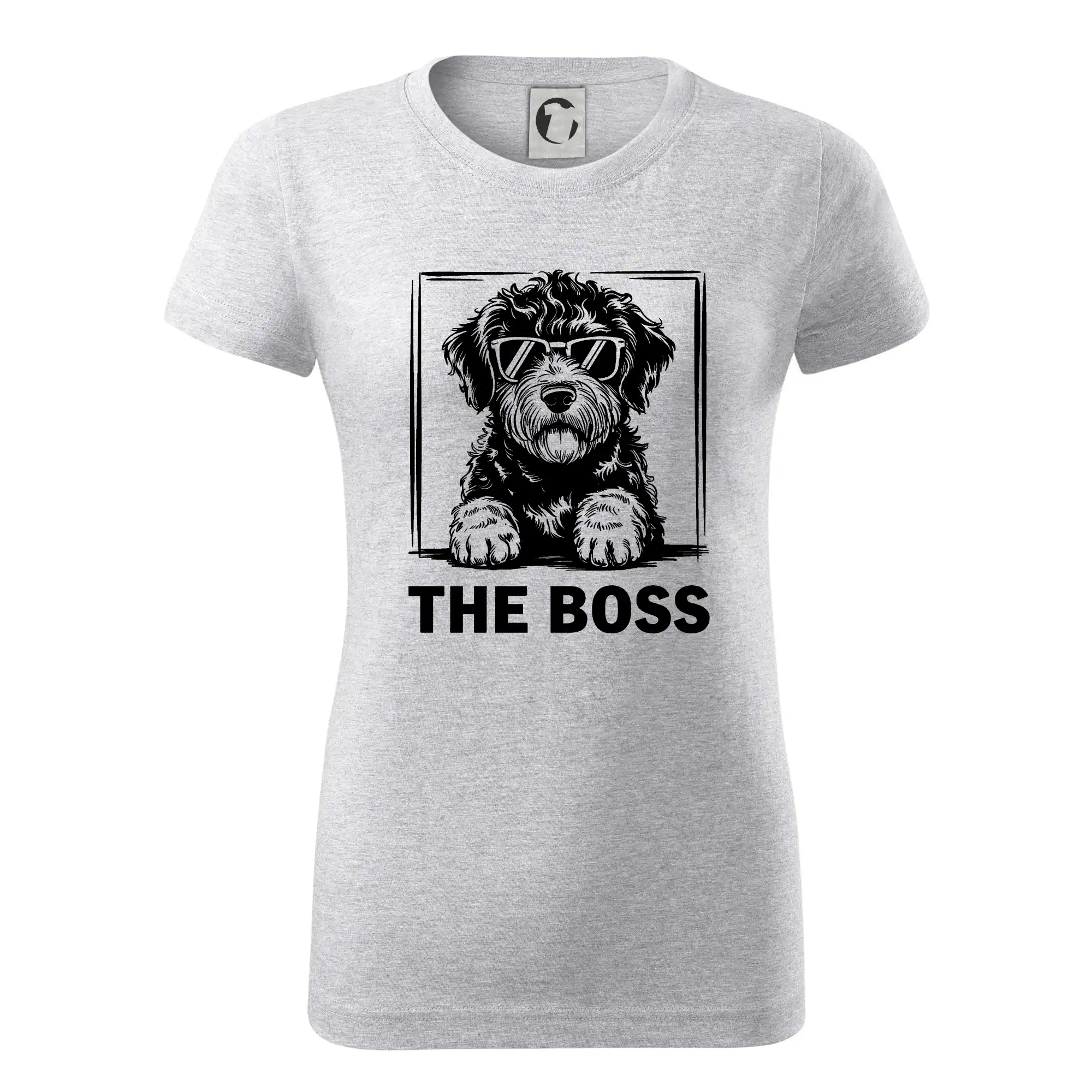 Ostatné psie plemená - Lagotto romagnolo the boss - Dámske tričko basic - ľahko voľnejšie a dlhšie