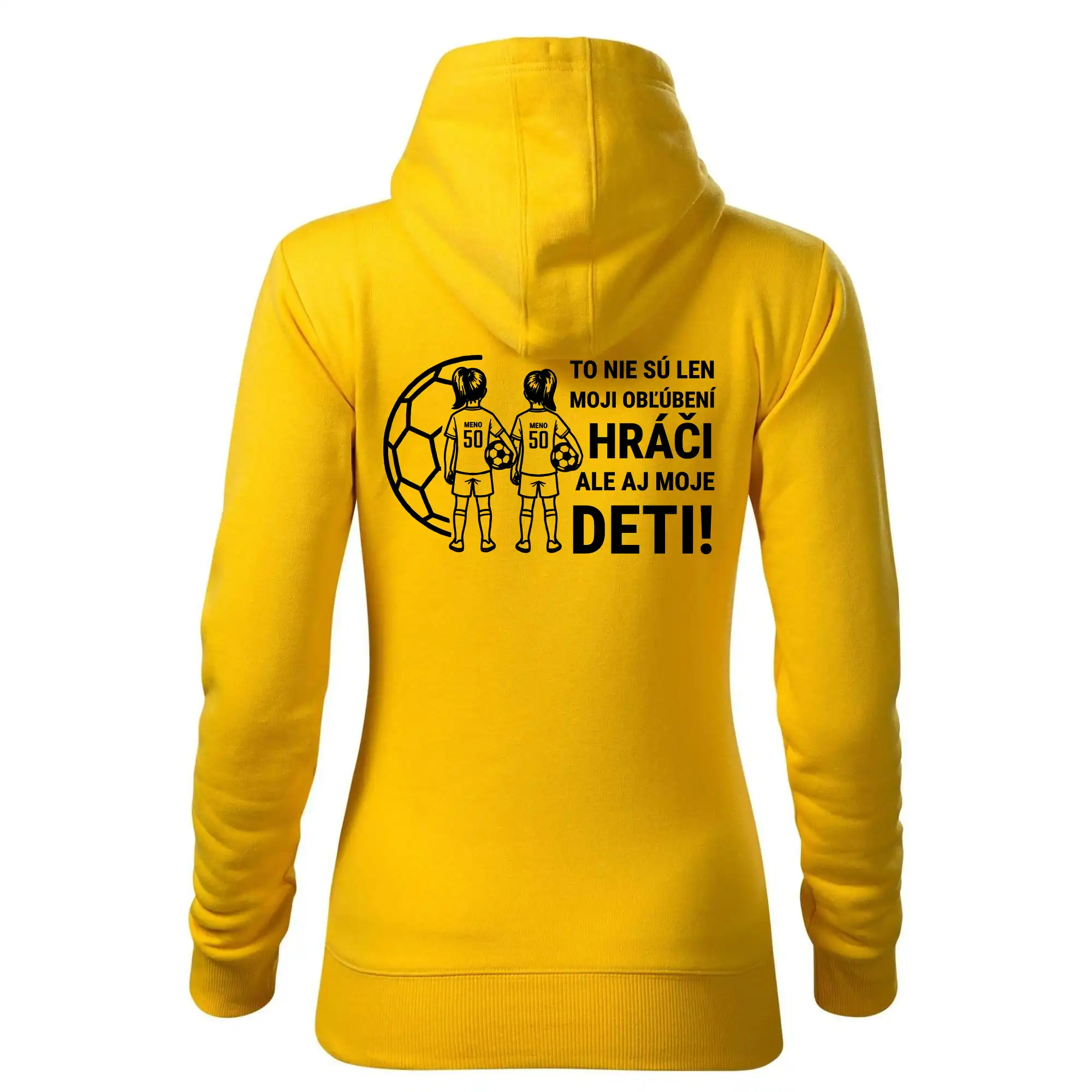 Futbalová mama - Dve dcéry (vaše meno a číslo)