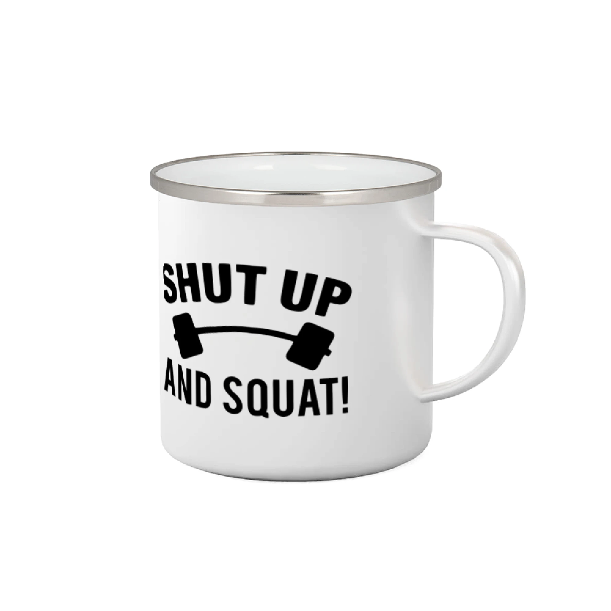 Posilňovani - Shut up and squat - Plecháčik