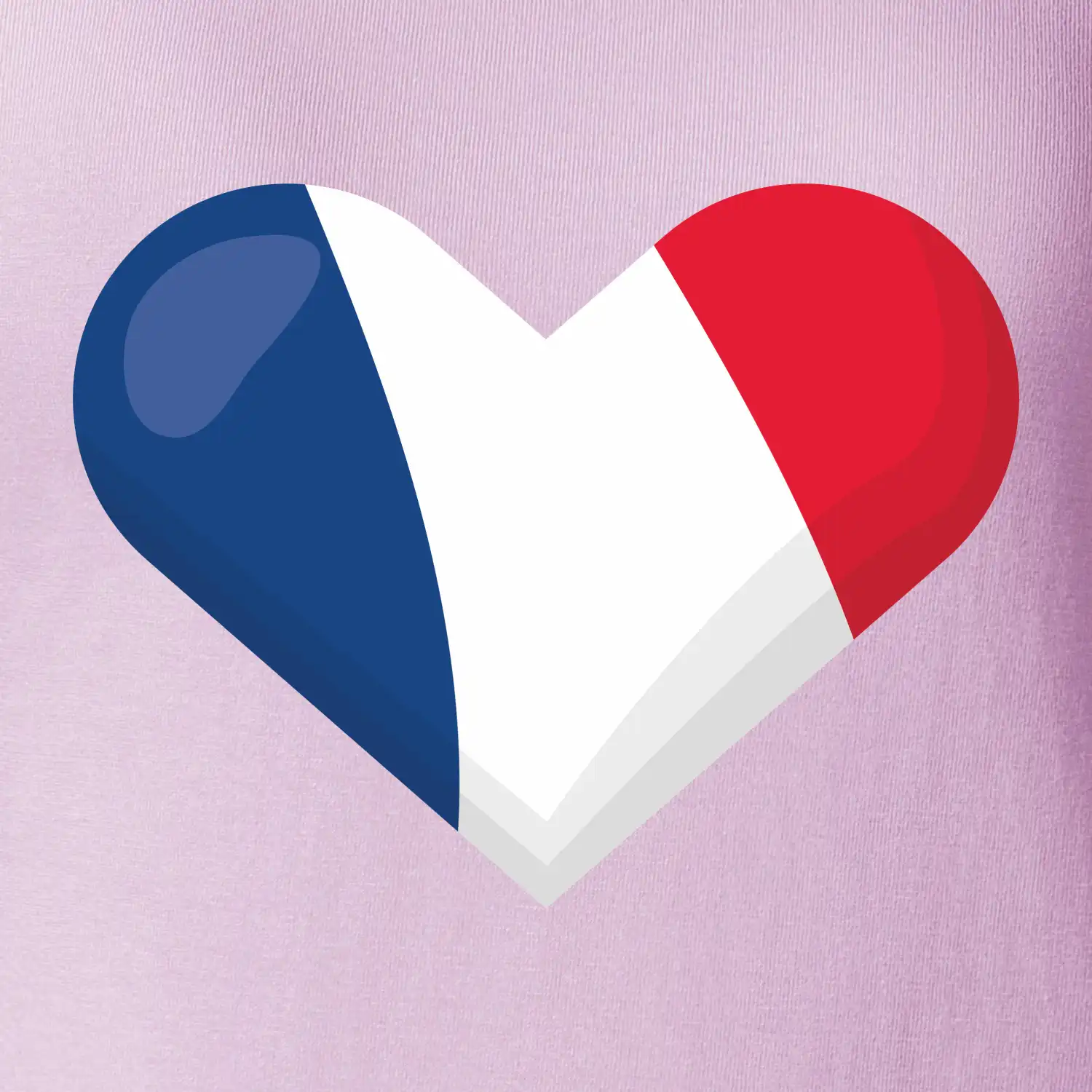 Francouzská vlajka srdce