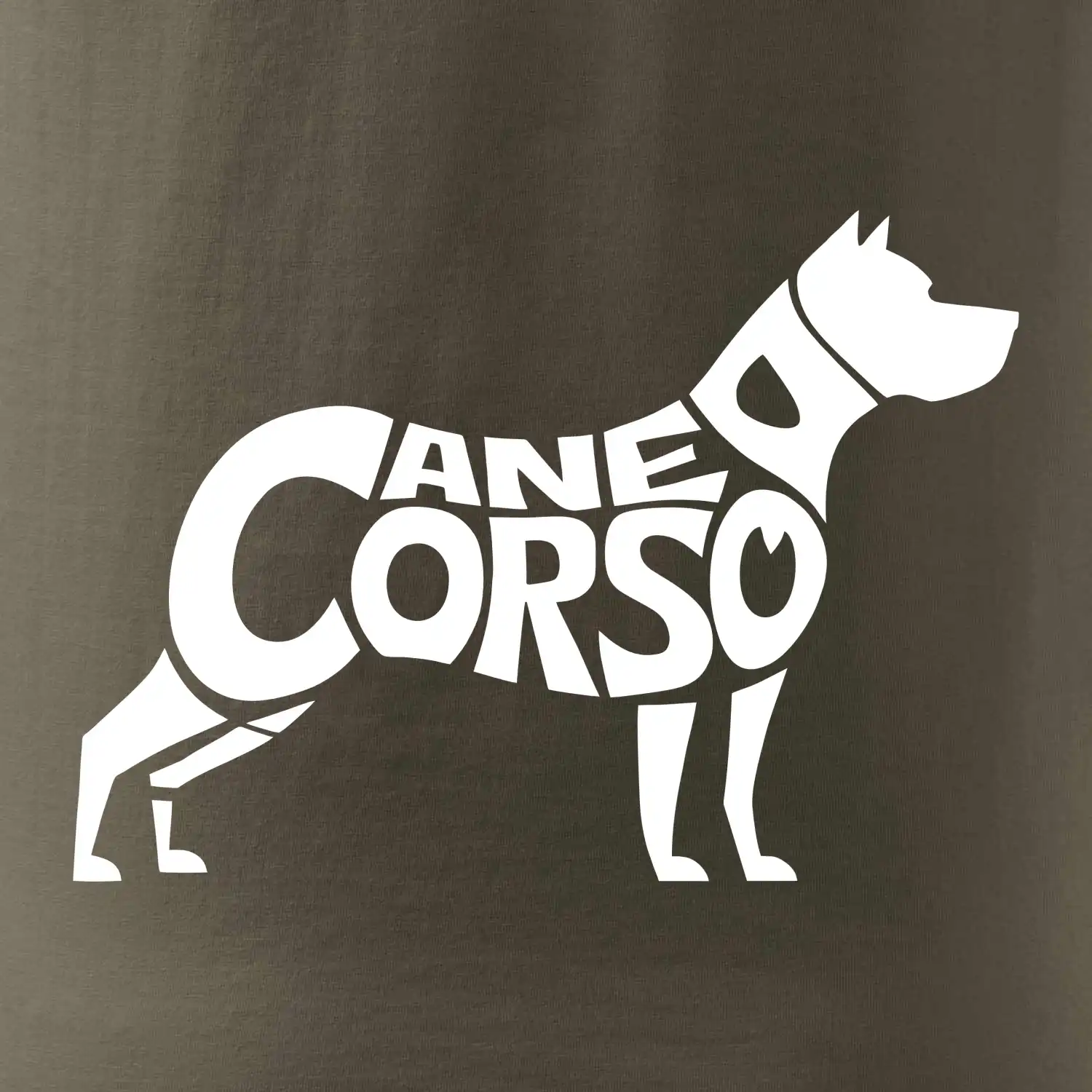 Cane corso nápis v těle