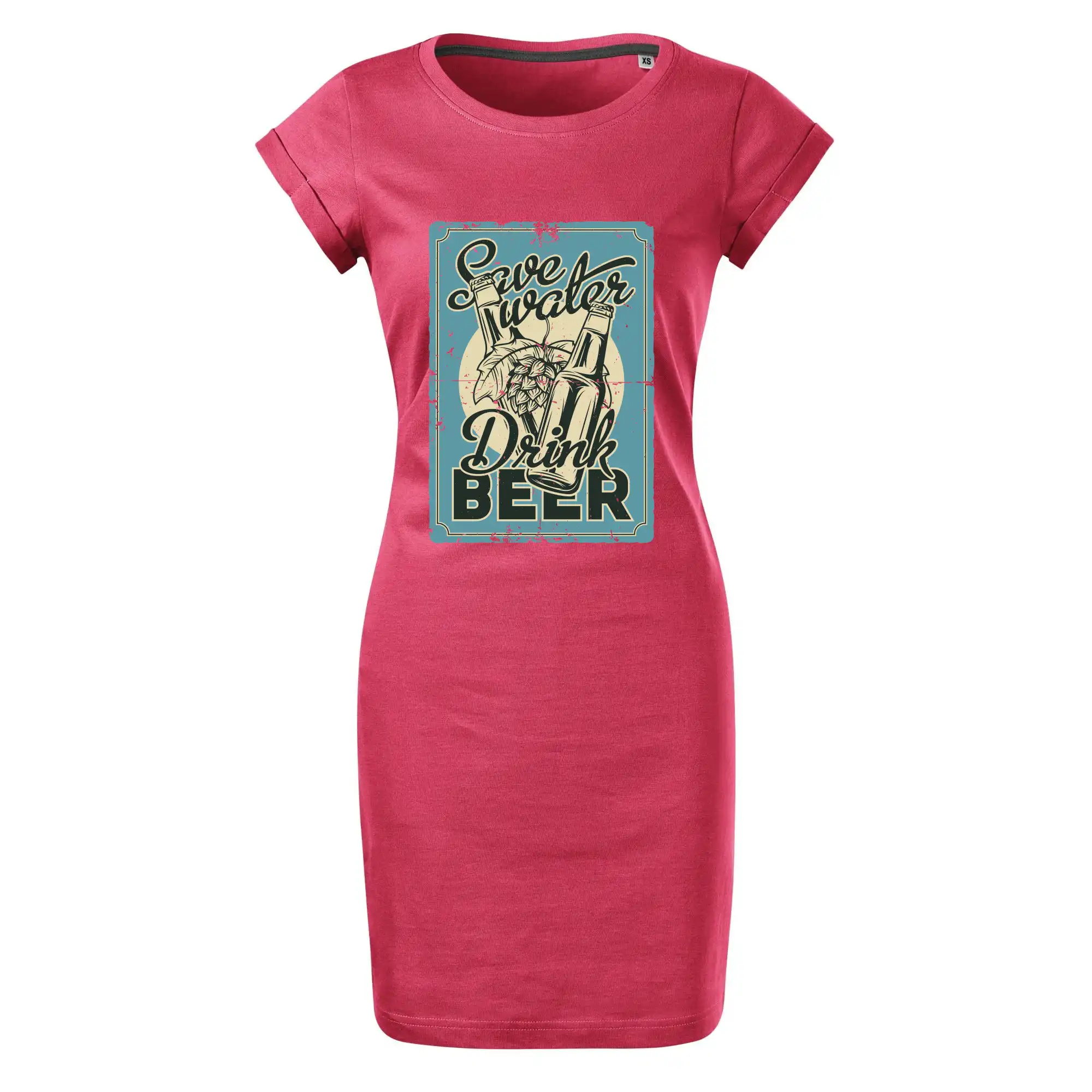 Save water drink beer poster