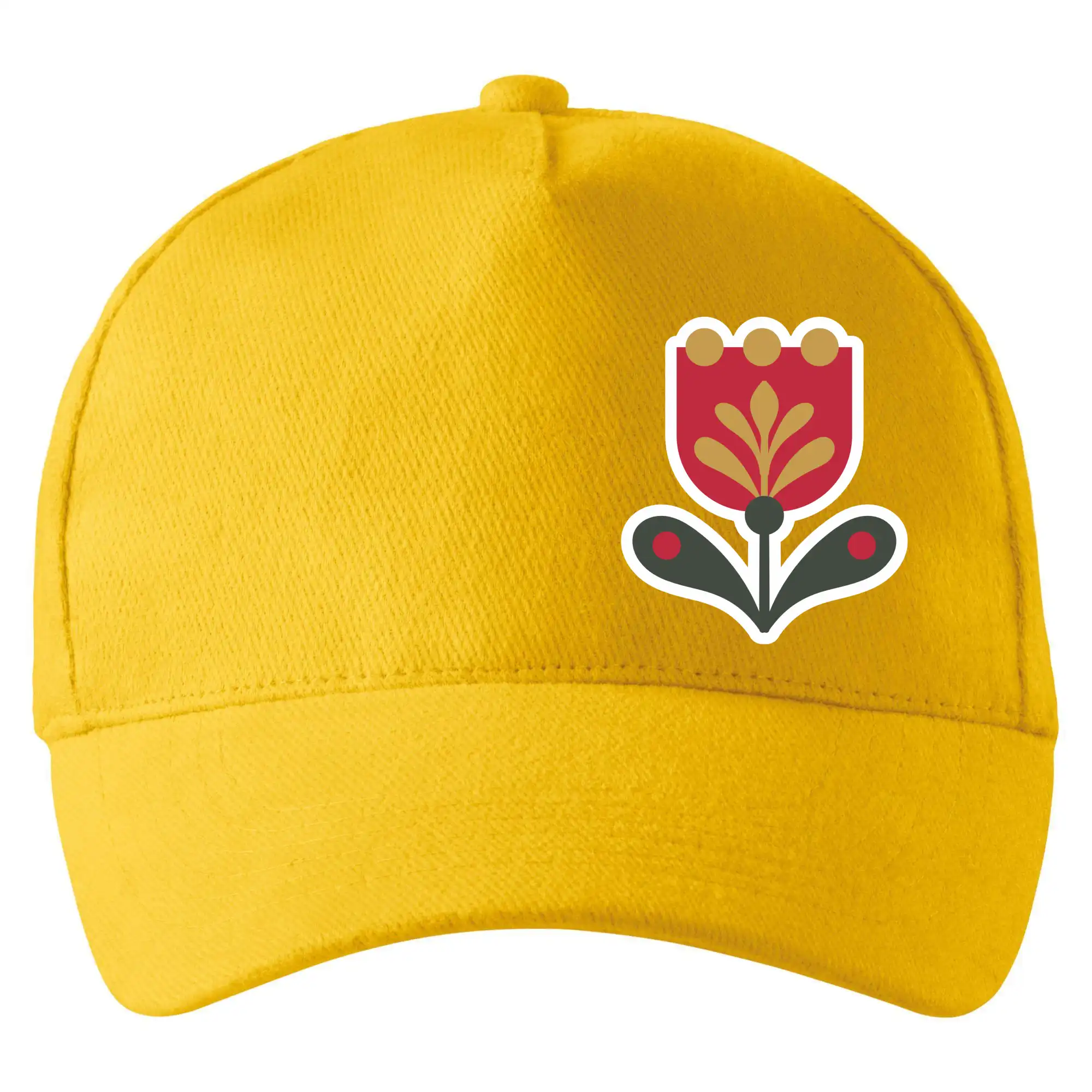 Folklor na prsu tulipán