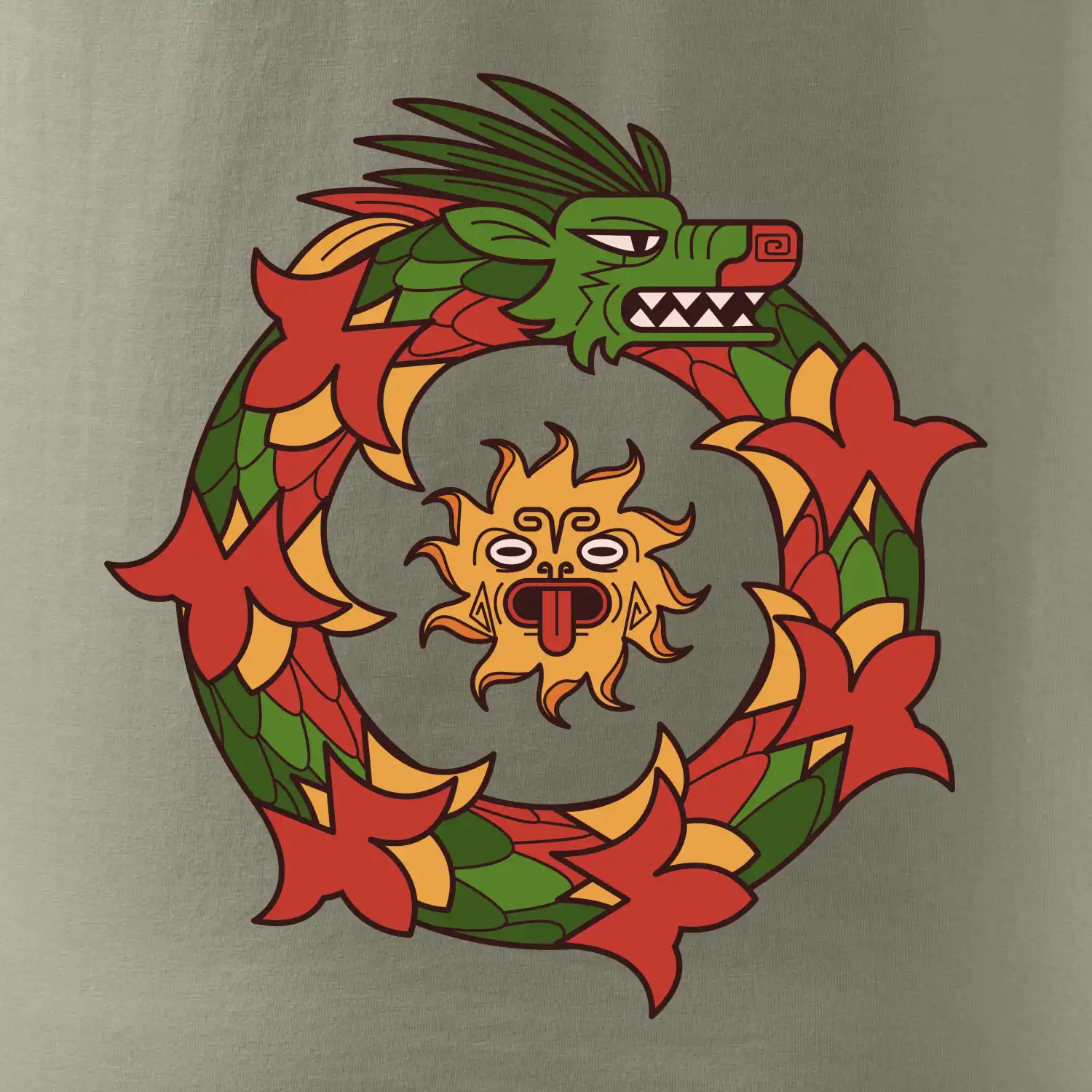 Mayové - zvířata had v kruhu